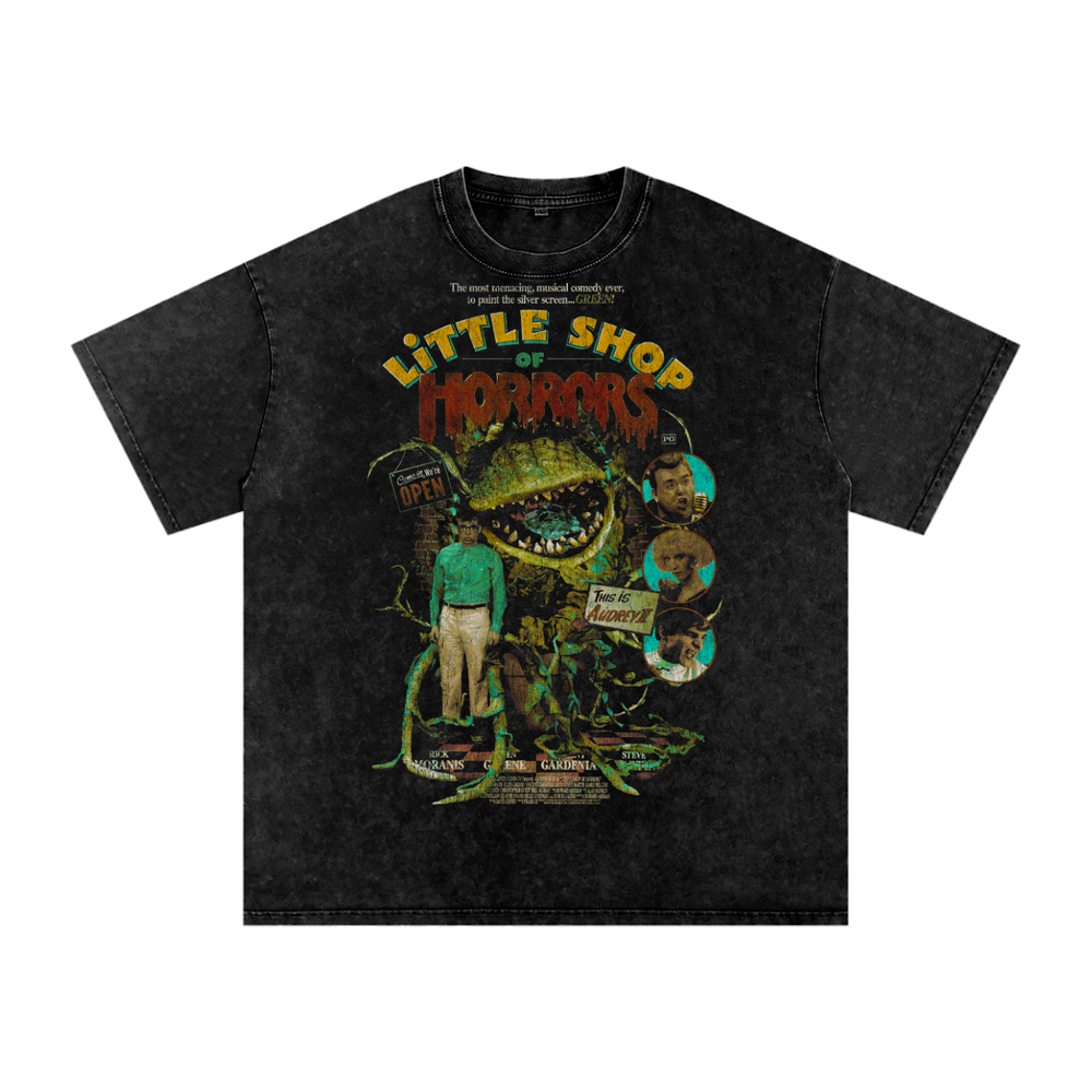 Little Shop of horrors Acid Wash Oversize T-Shirt