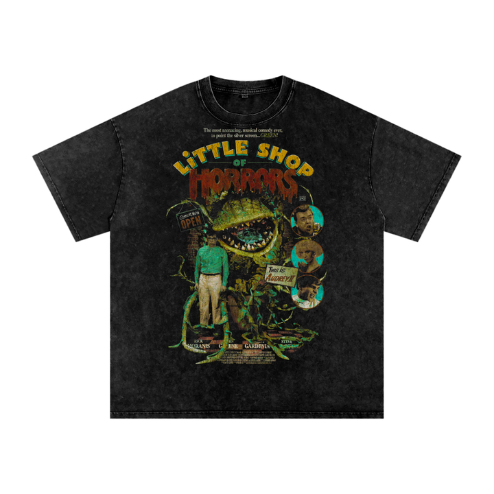 Little Shop of horrors Acid Wash Oversize T-Shirt