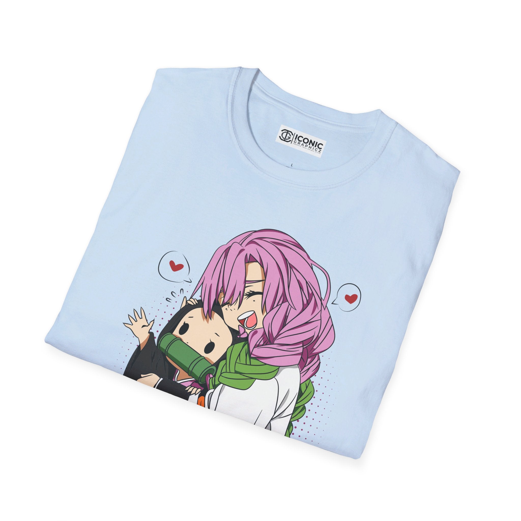 Nezuko and Mitsuri Unisex Softstyle T-Shirt - IGZ Clothing 