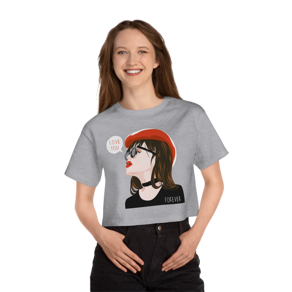 Forever Champion Women's Heritage Cropped T-Shirt Printify