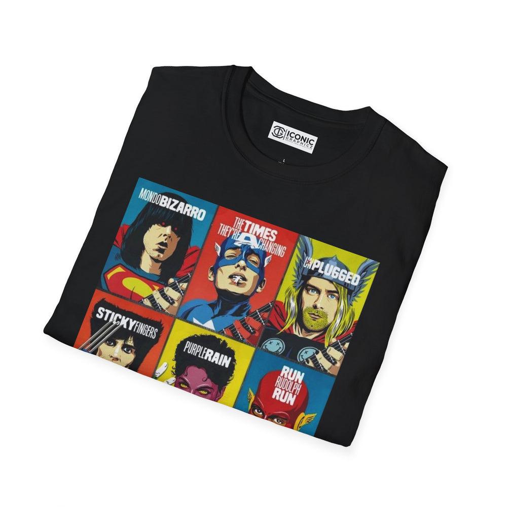 Dc and Marvel rockers T-Shirt - 