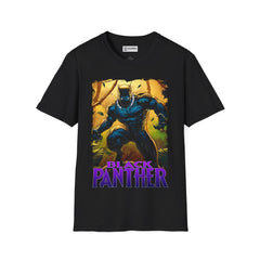 Black Panther Unisex Softstyle T-Shirt - IGZ Clothing 