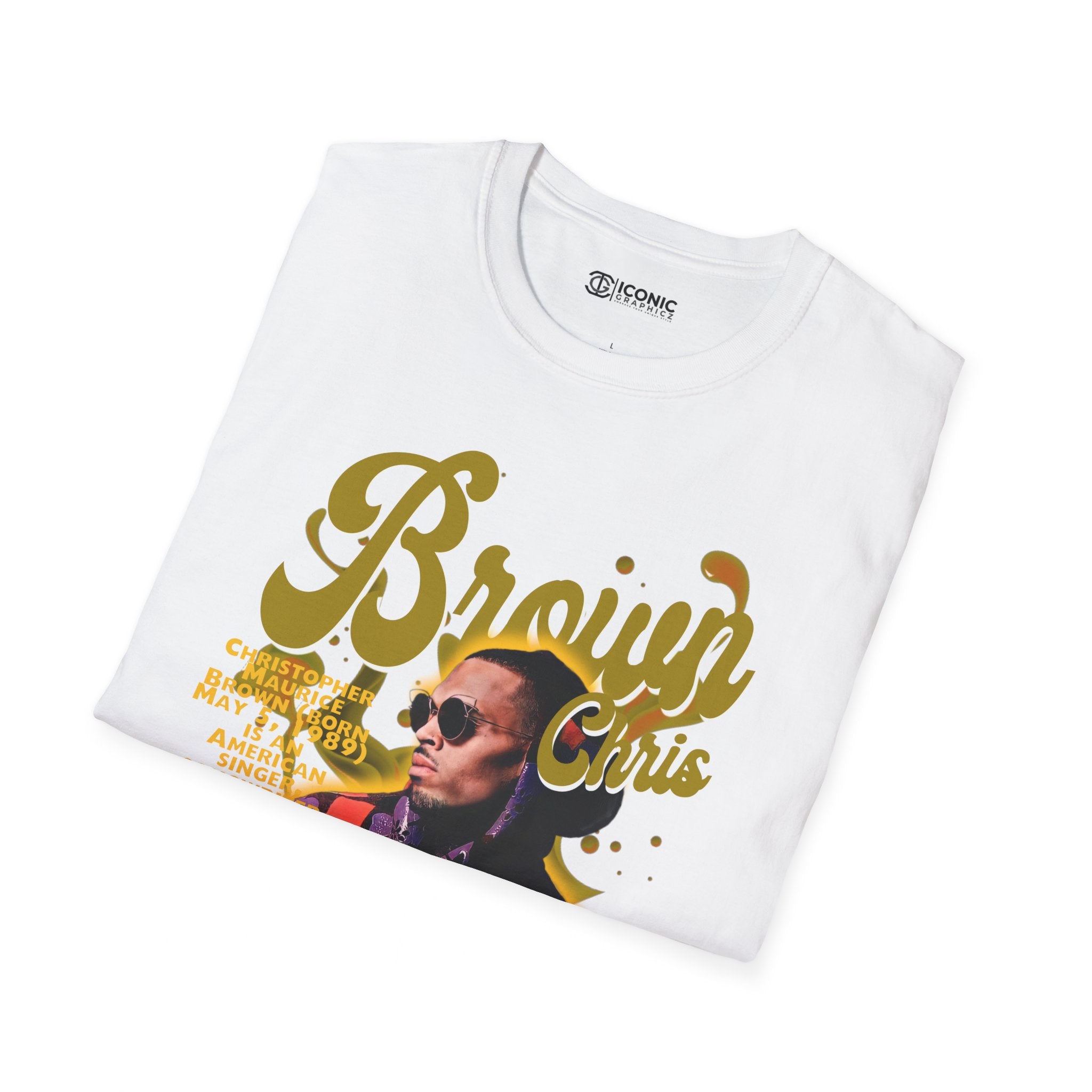 Chris Brown Unisex Softstyle T-Shirt - IGZ Clothing 