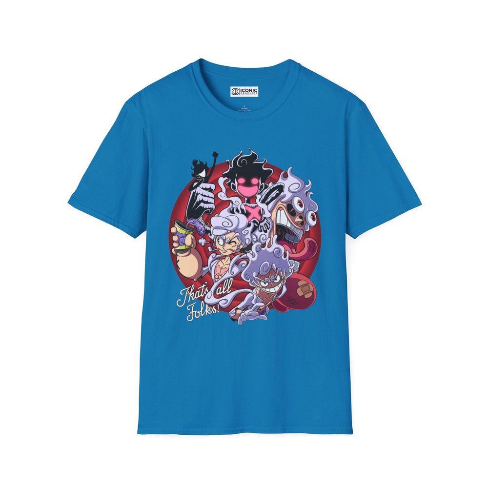Sun God Luffy One Piece T-Shirt Printify