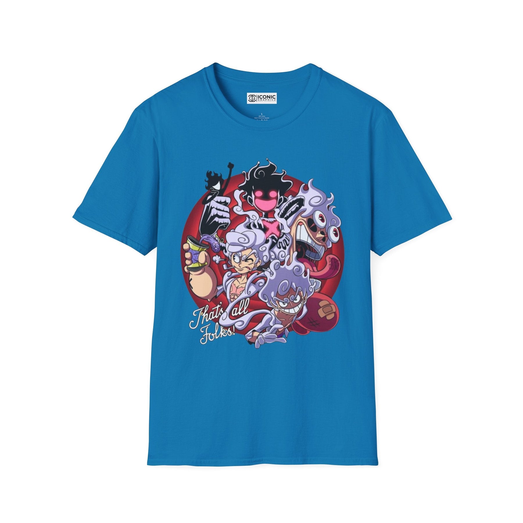 Sun God Luffy One Piece T-Shirt Printify