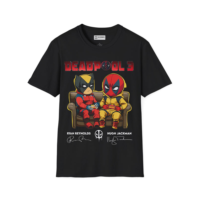 Deadpool and Wolverine Unisex Softstyle T-Shirt - IGZ Clothing 