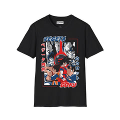 Vegeta and Goku Unisex Softstyle T-Shirt - IGZ Clothing 