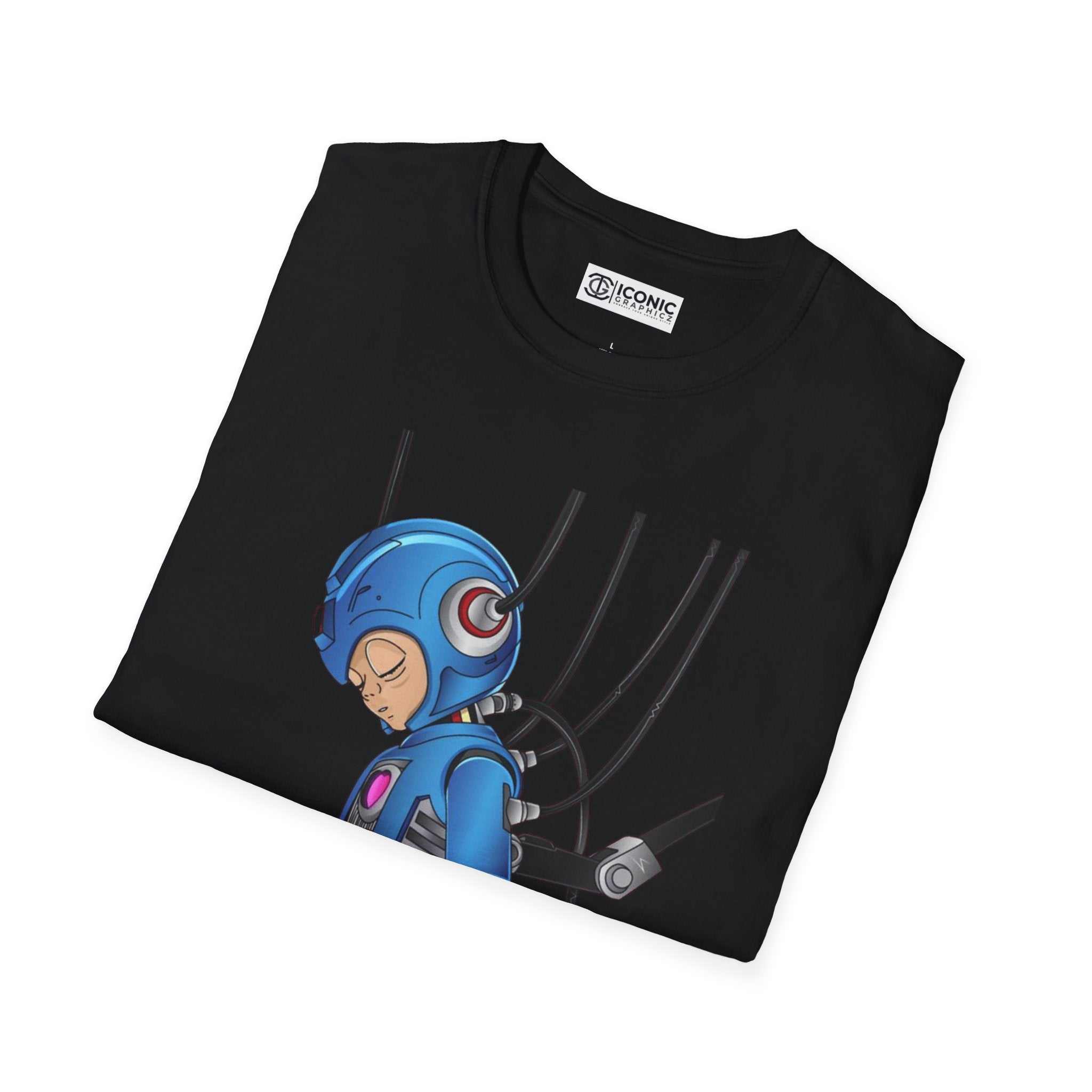 Mega Man Unisex Softstyle T-Shirt - IGZ Clothing 