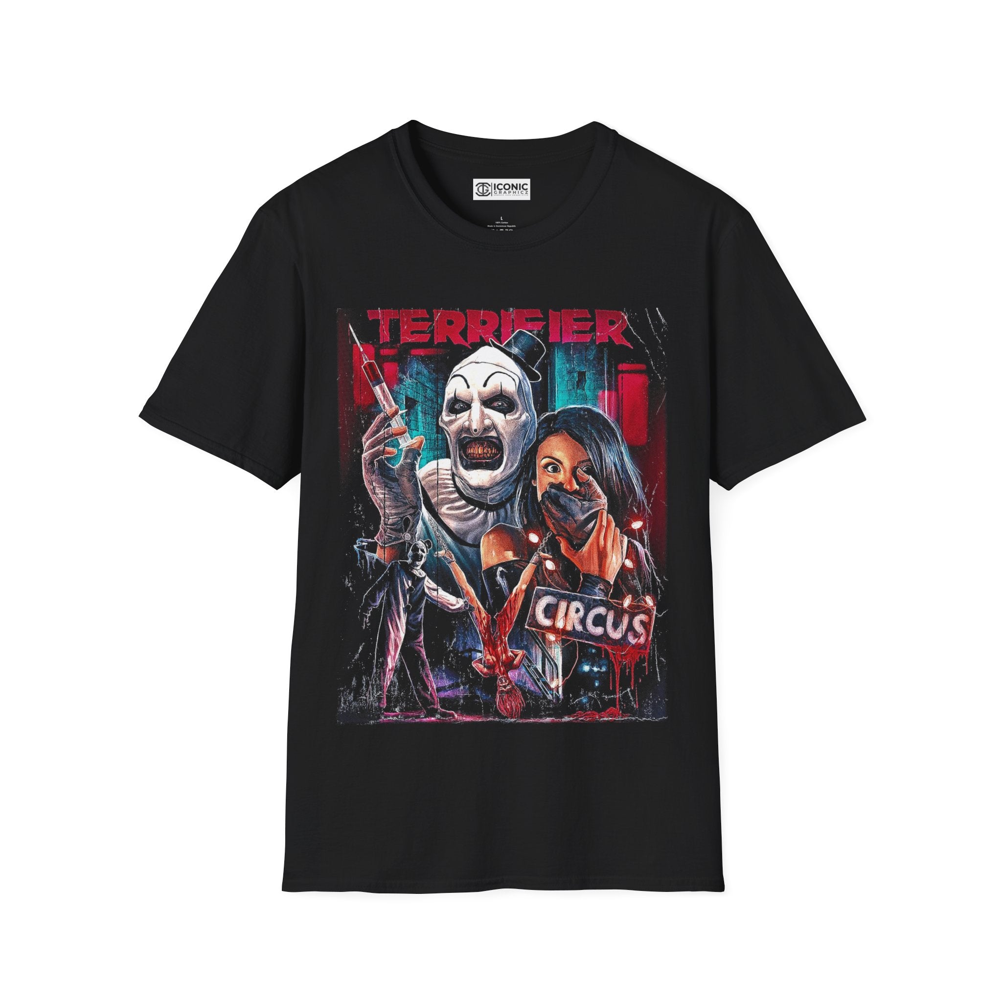 Terrifier Unisex Softstyle T-Shirt - IGZ Clothing 