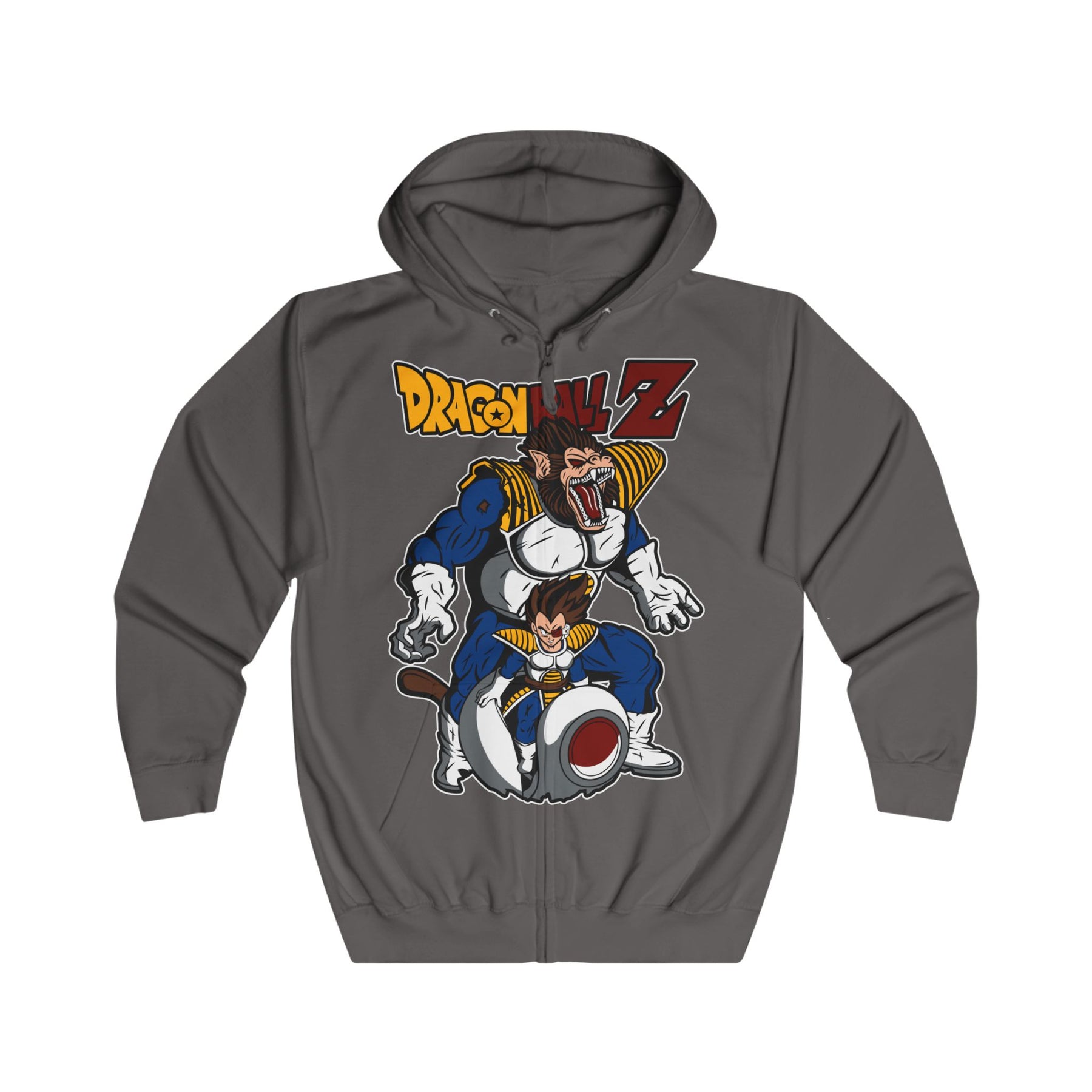 Vegeta DragonBall Z Unisex Full Zip Hoodie