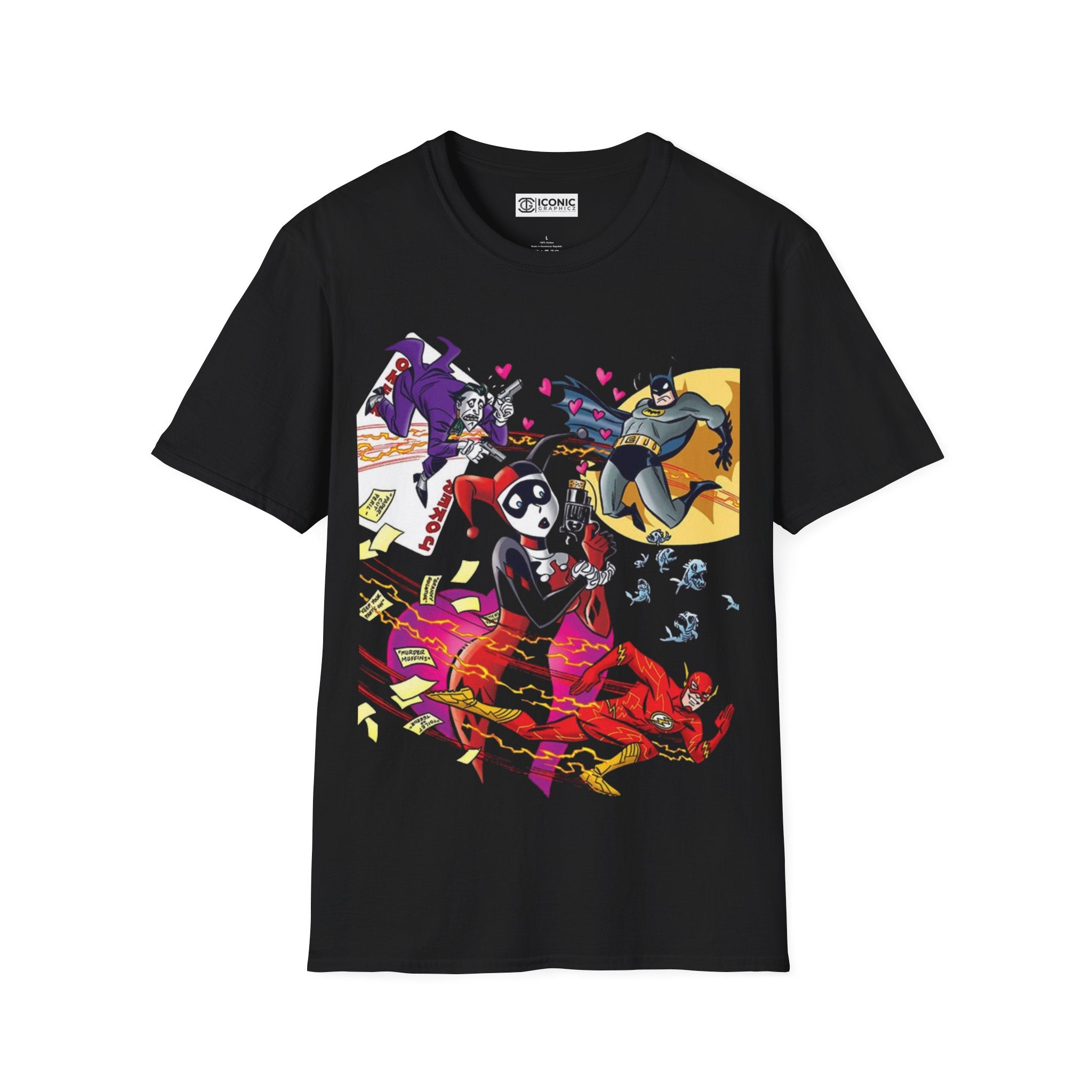 Batman and Joker Unisex Softstyle T-Shirt