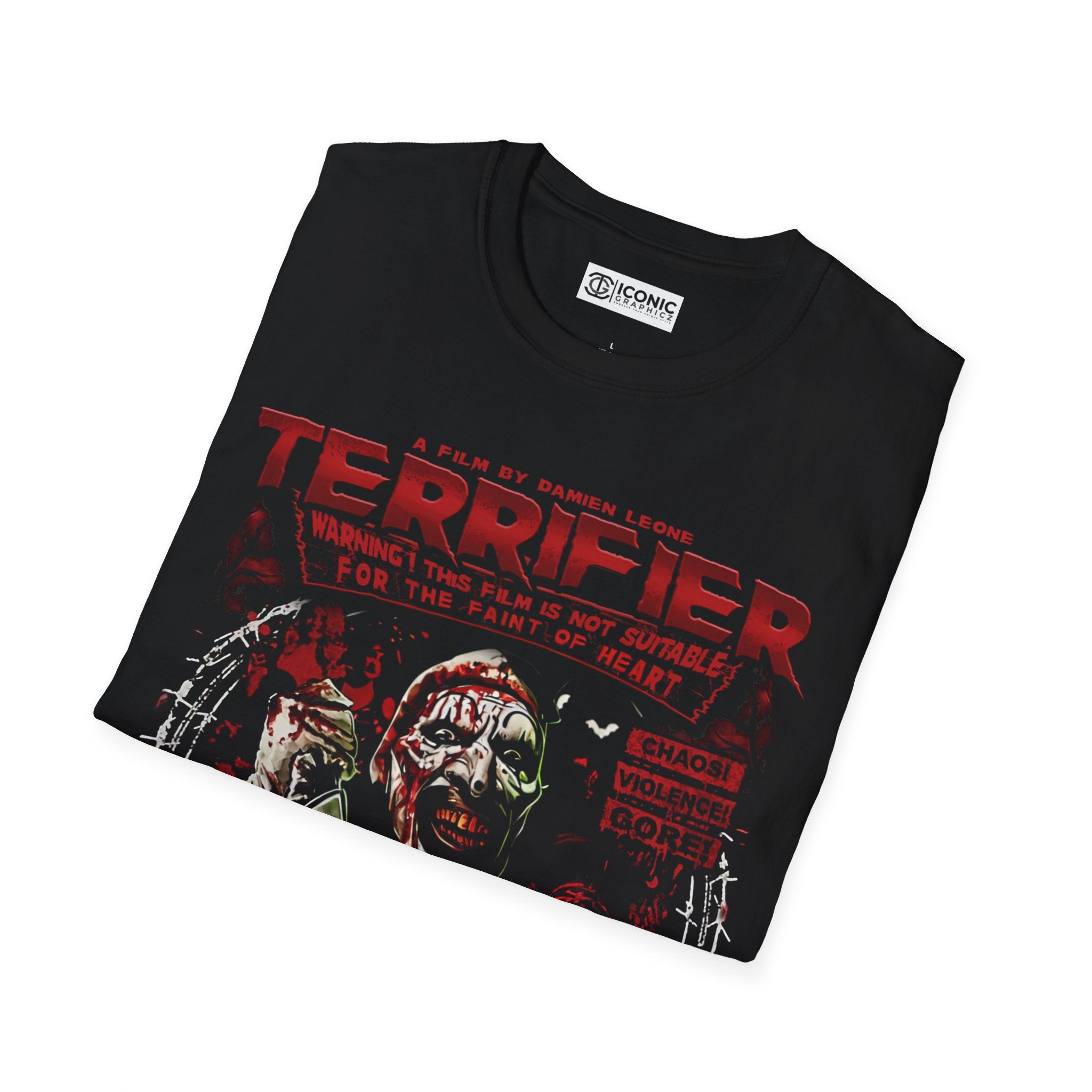 Terrifier Unisex Softstyle T-Shirt - IGZ Clothing 