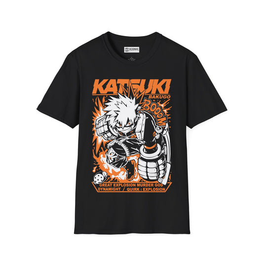 Bakugo Unisex Softstyle T-Shirt - IGZ Clothing 