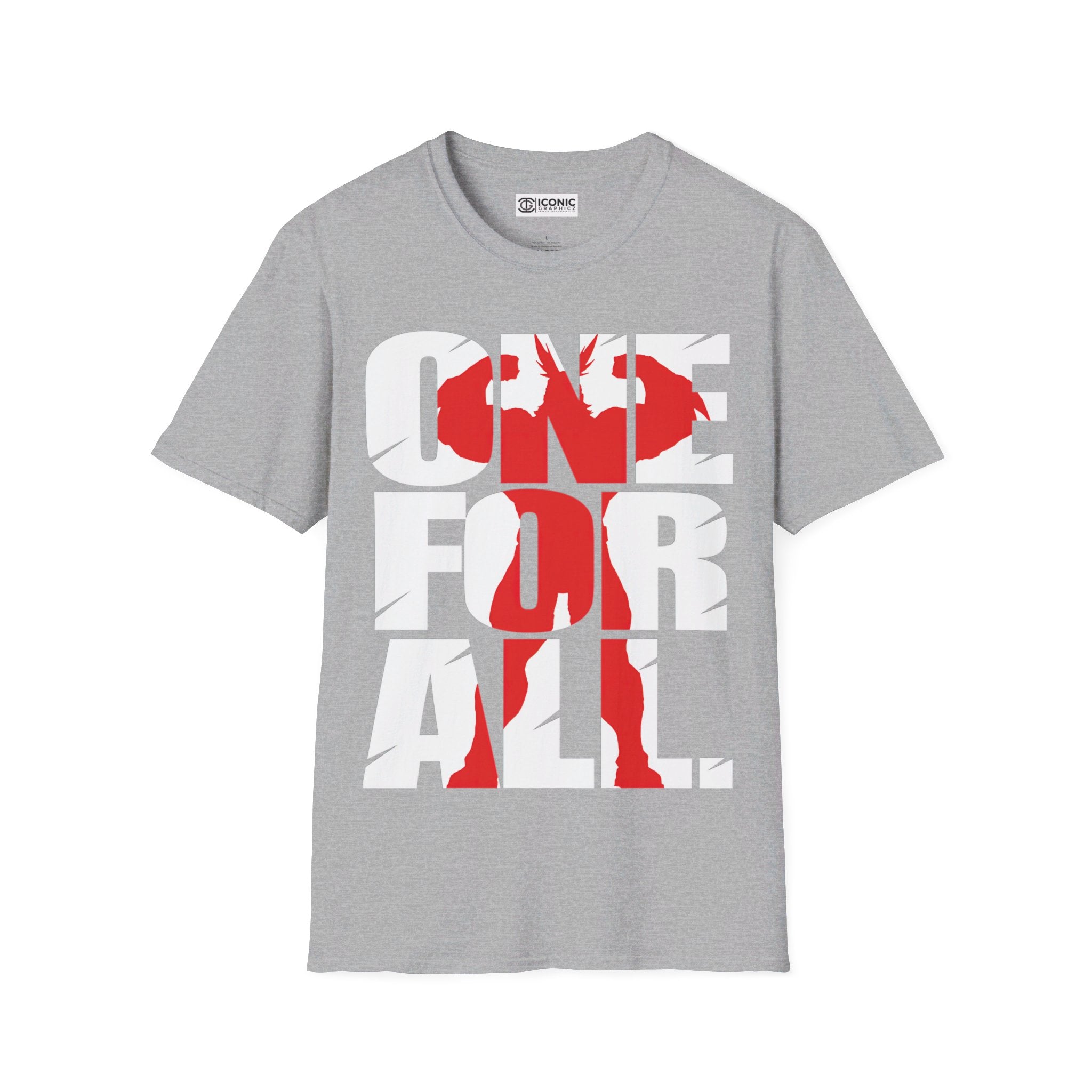 All Might Unisex Softstyle T-Shirt - IGZ Clothing 