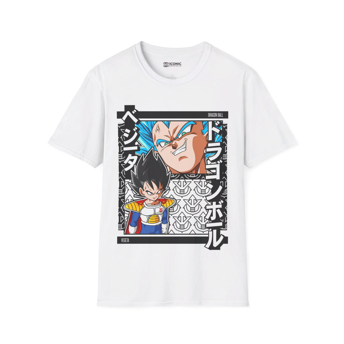 Vegeta Unisex Softstyle T-Shirt - IGZ Clothing 