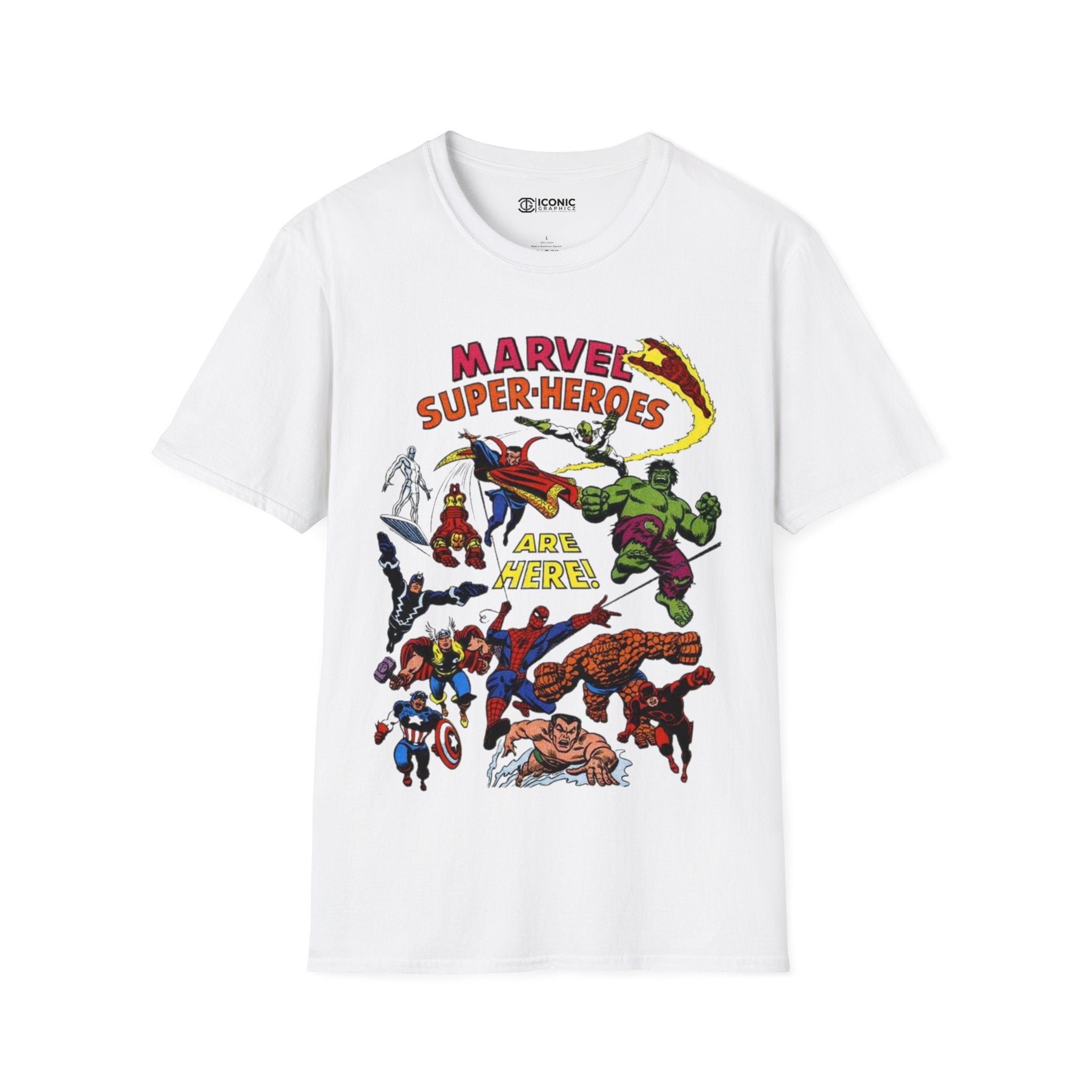 Marvel Unisex Softstyle T-Shirt - IGZ Clothing 