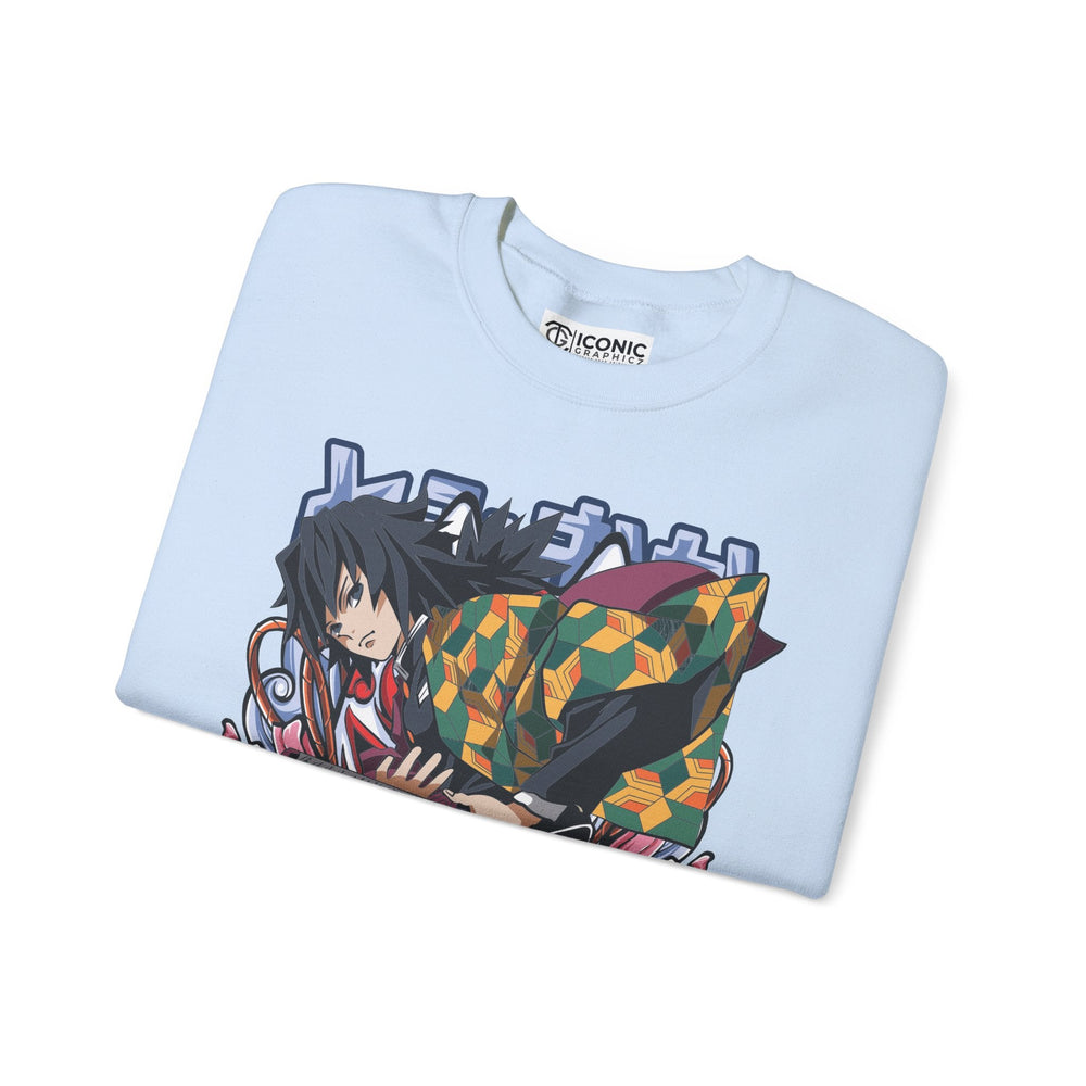 Giyu Demon Slayer Unisex Heavy Blend™ Crewneck Sweatshirt Printify