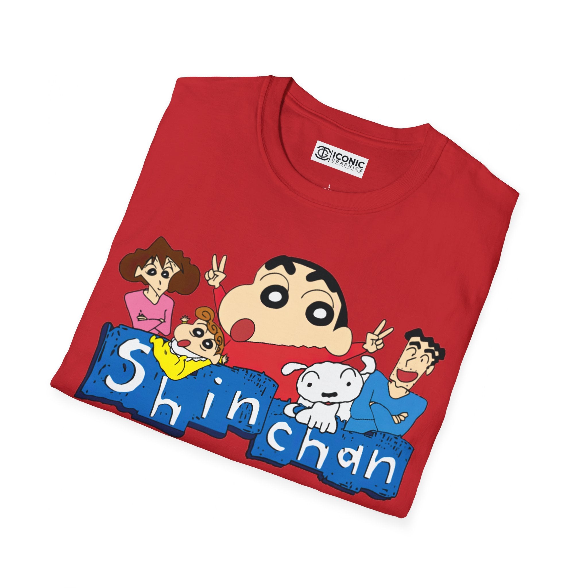 Shinchan Unisex Softstyle T-Shirt - IGZ Clothing 