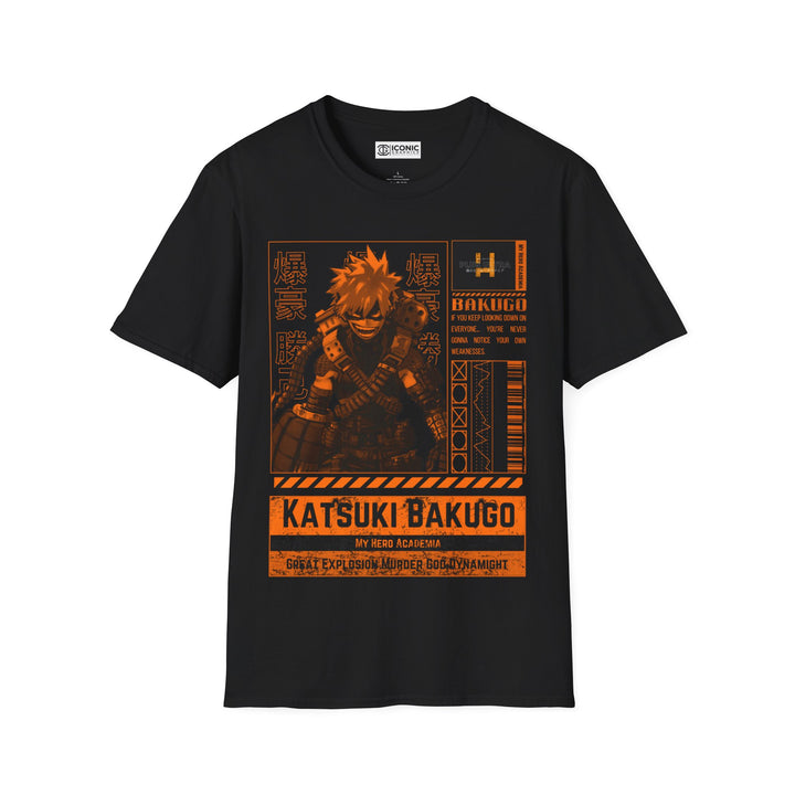 Bakugo Unisex Softstyle T-Shirt - IGZ Clothing 
