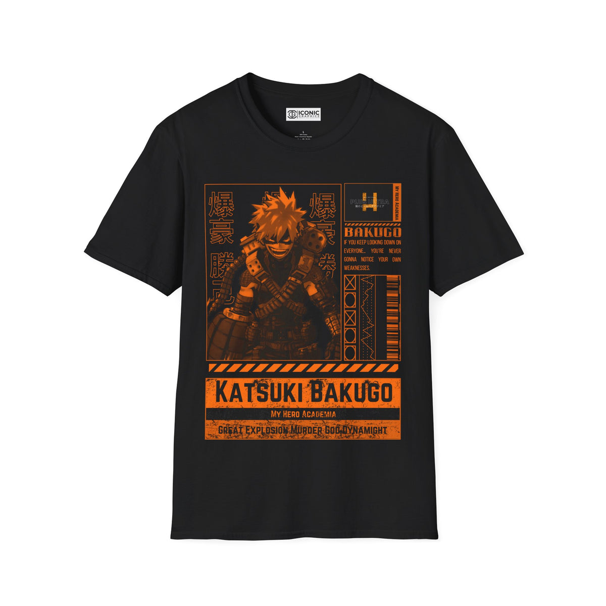 Bakugo Unisex Softstyle T-Shirt - IGZ Clothing 