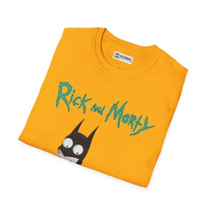 Batman Rick and Morty parody Unisex Softstyle T-Shirt - IGZ Clothing 