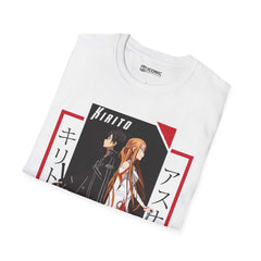 Kirito & Asuna Unisex Softstyle T-Shirt - IGZ Clothing 