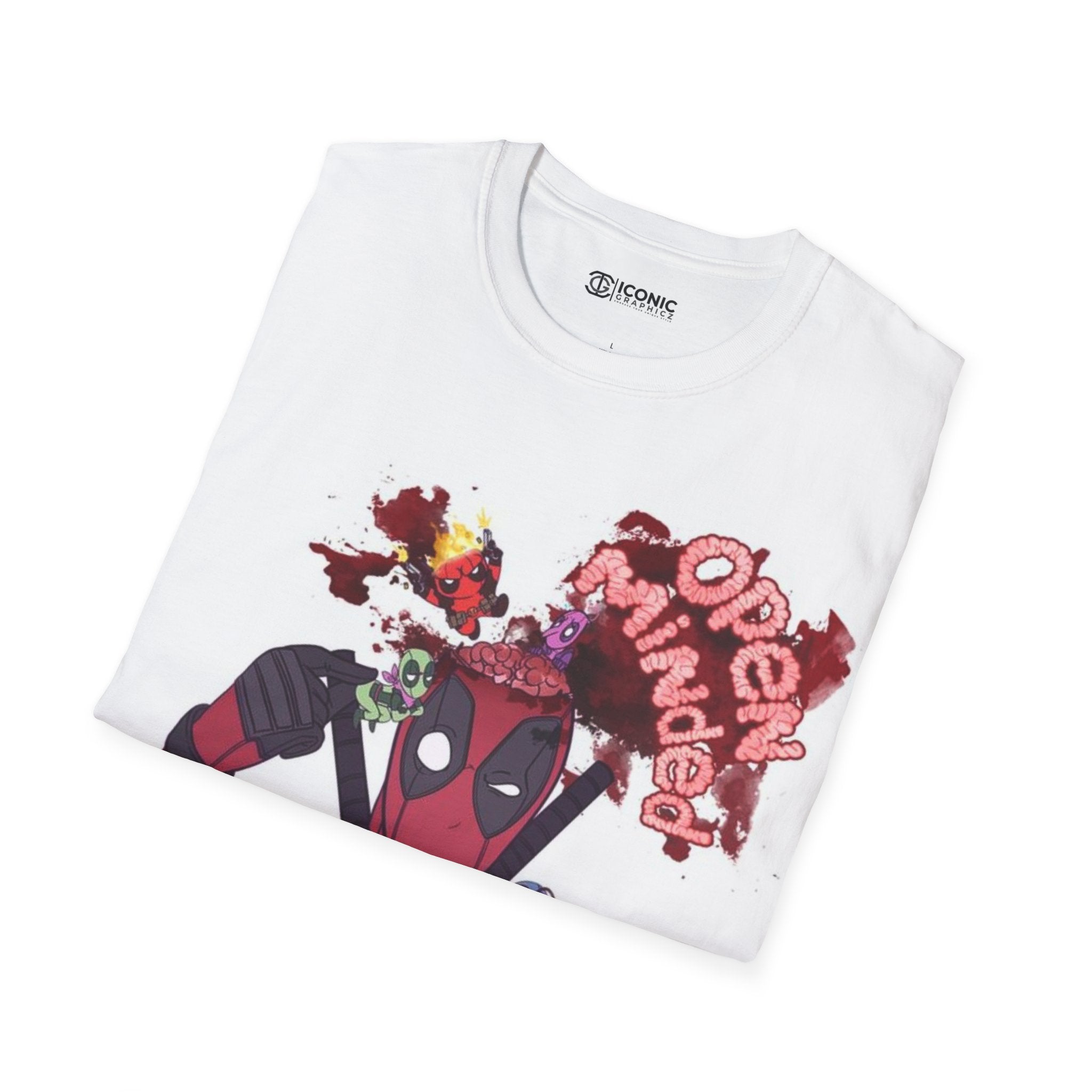 Deadpool Unisex Softstyle T-Shirt - IGZ Clothing 