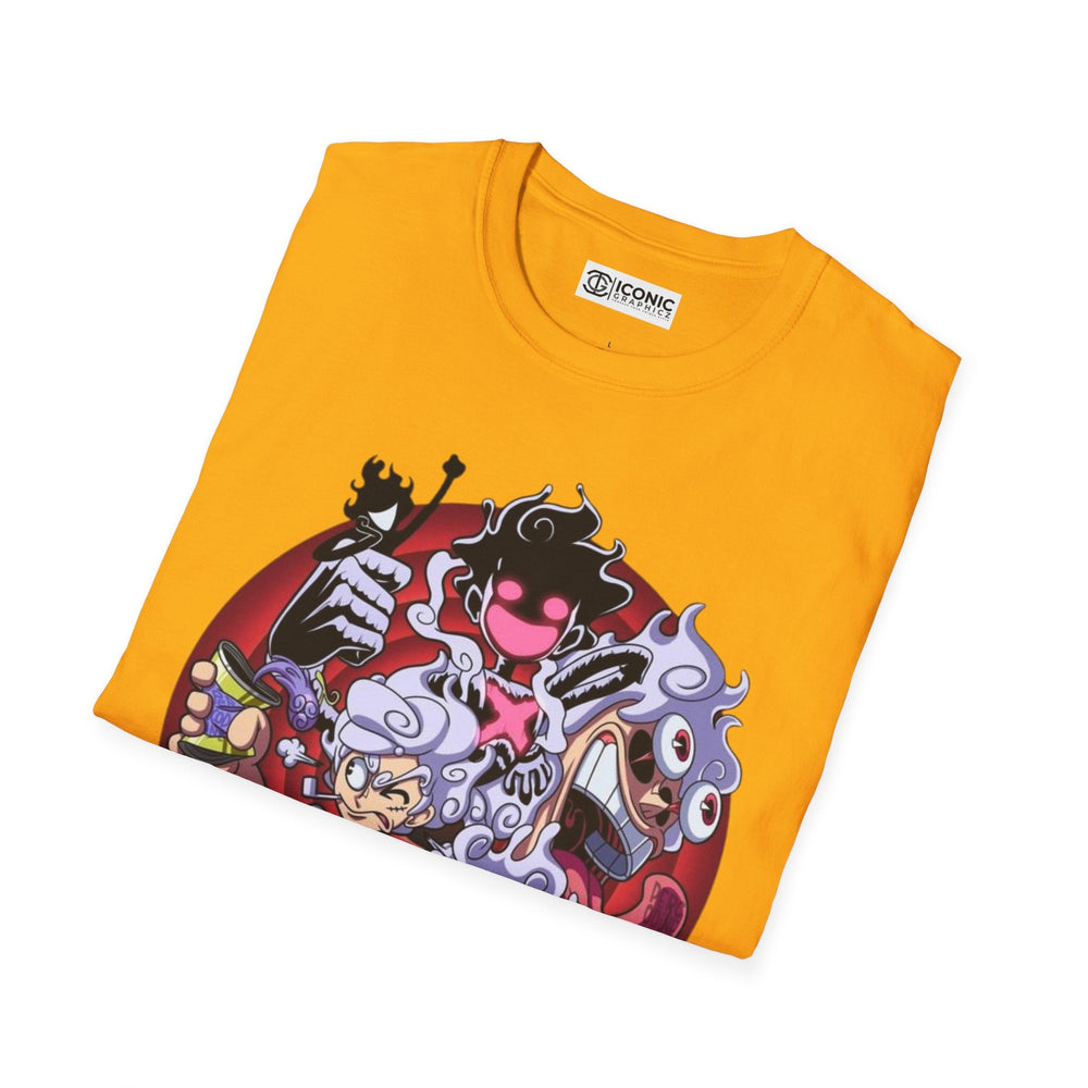 Sun God Luffy One Piece T-Shirt Printify