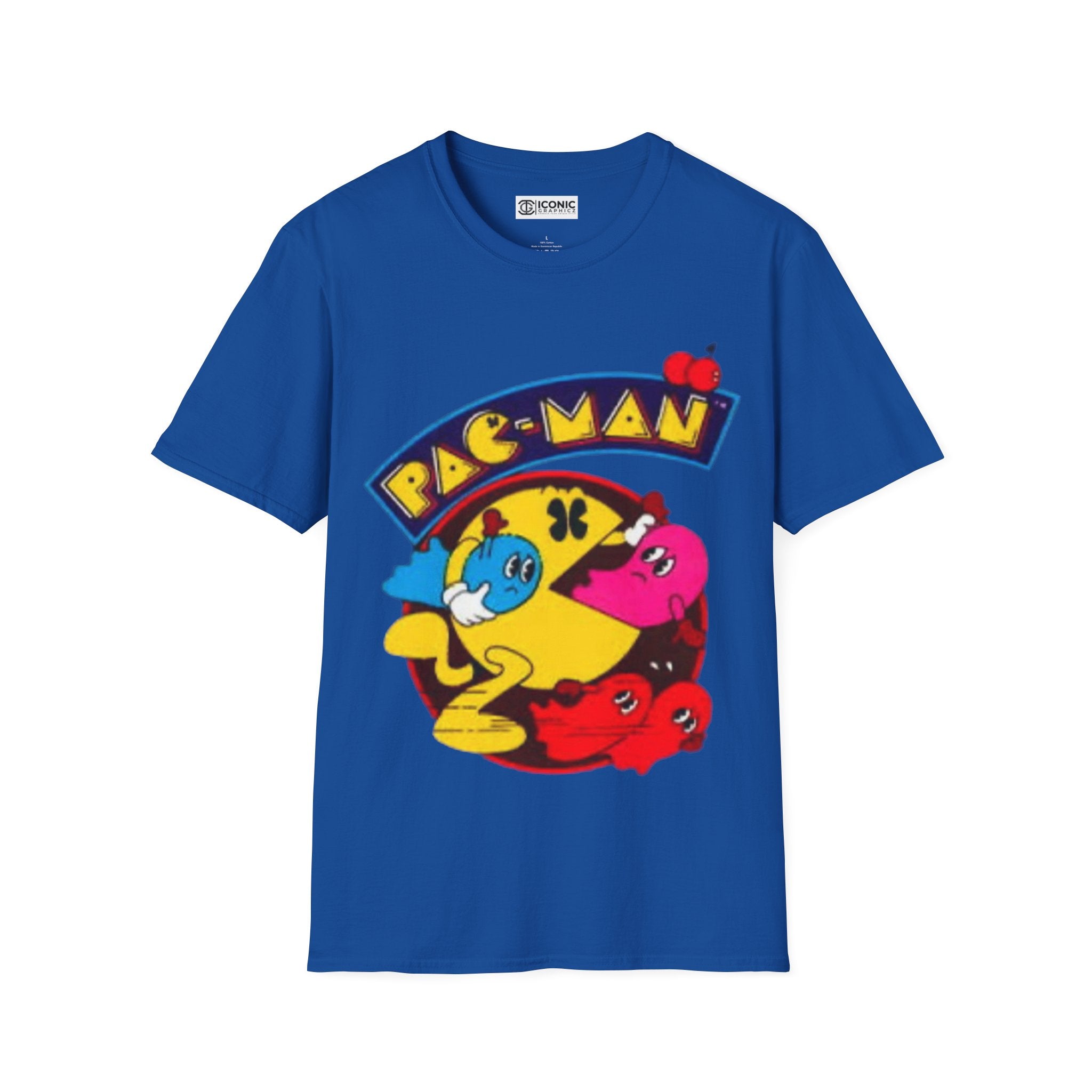 PAC Man Unisex Softstyle T-Shirt - IGZ Clothing 