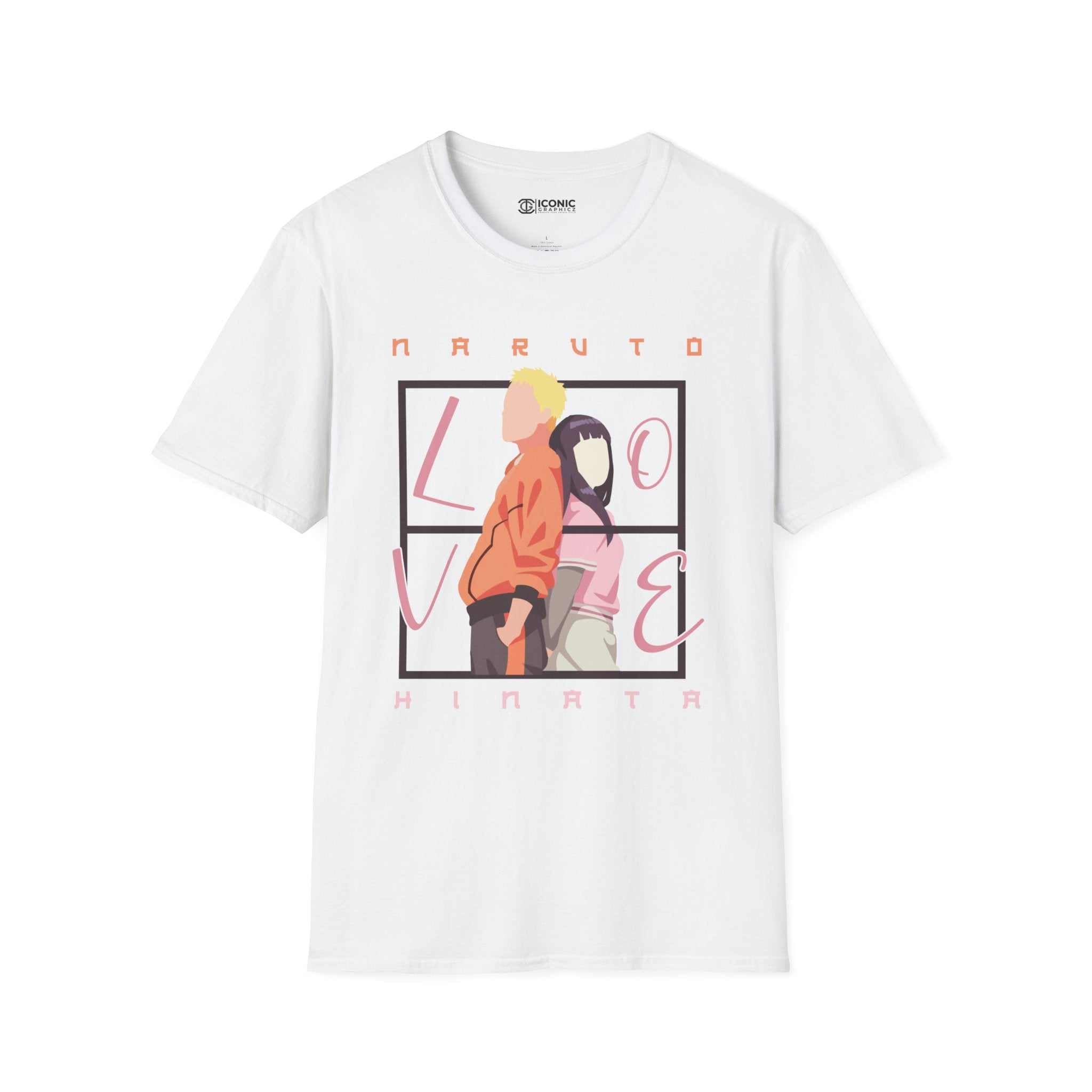 Hinata & Naruto Unisex Softstyle T-Shirt - IGZ Clothing 