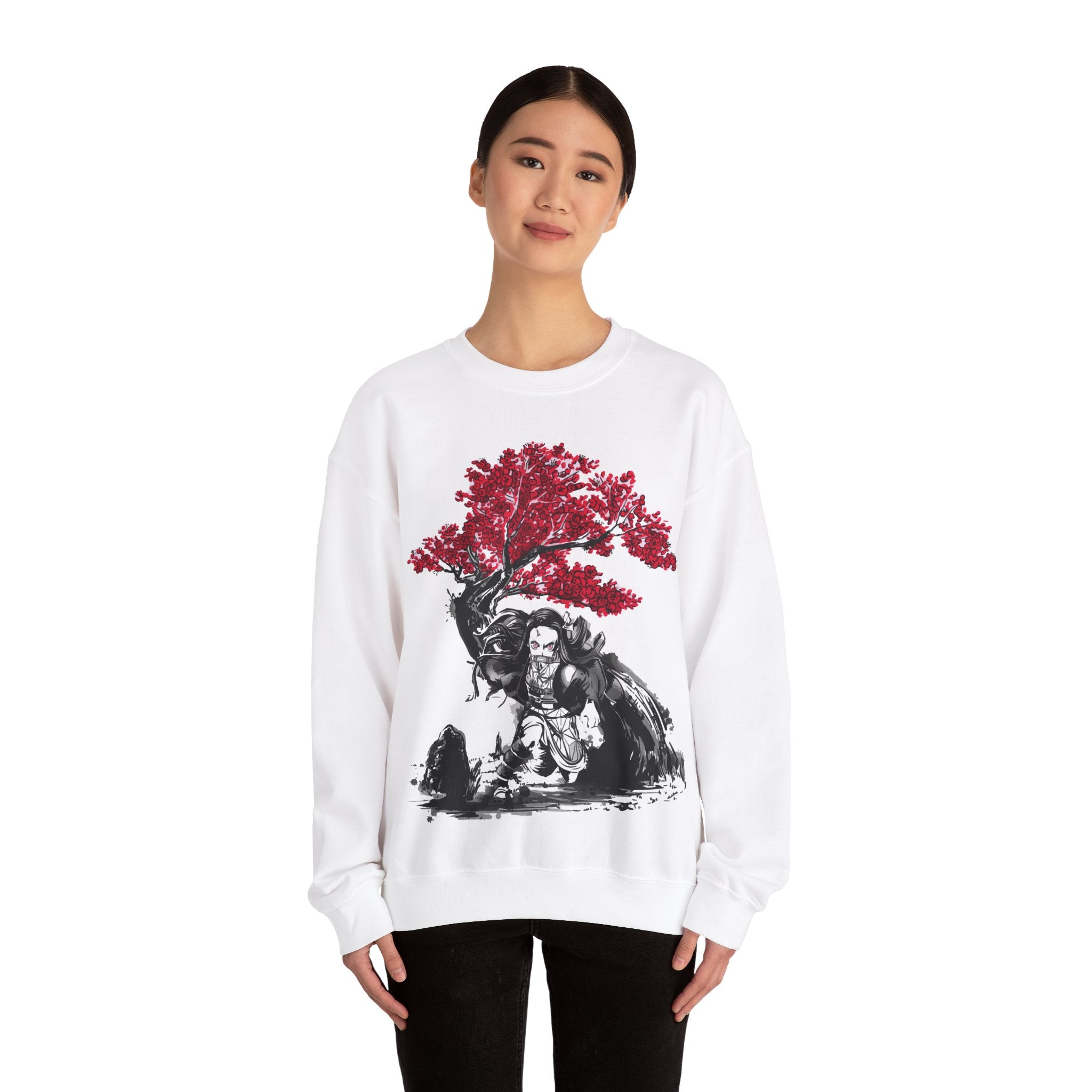 Nezuko Unisex Heavy Blend™ Crewneck Sweatshirt