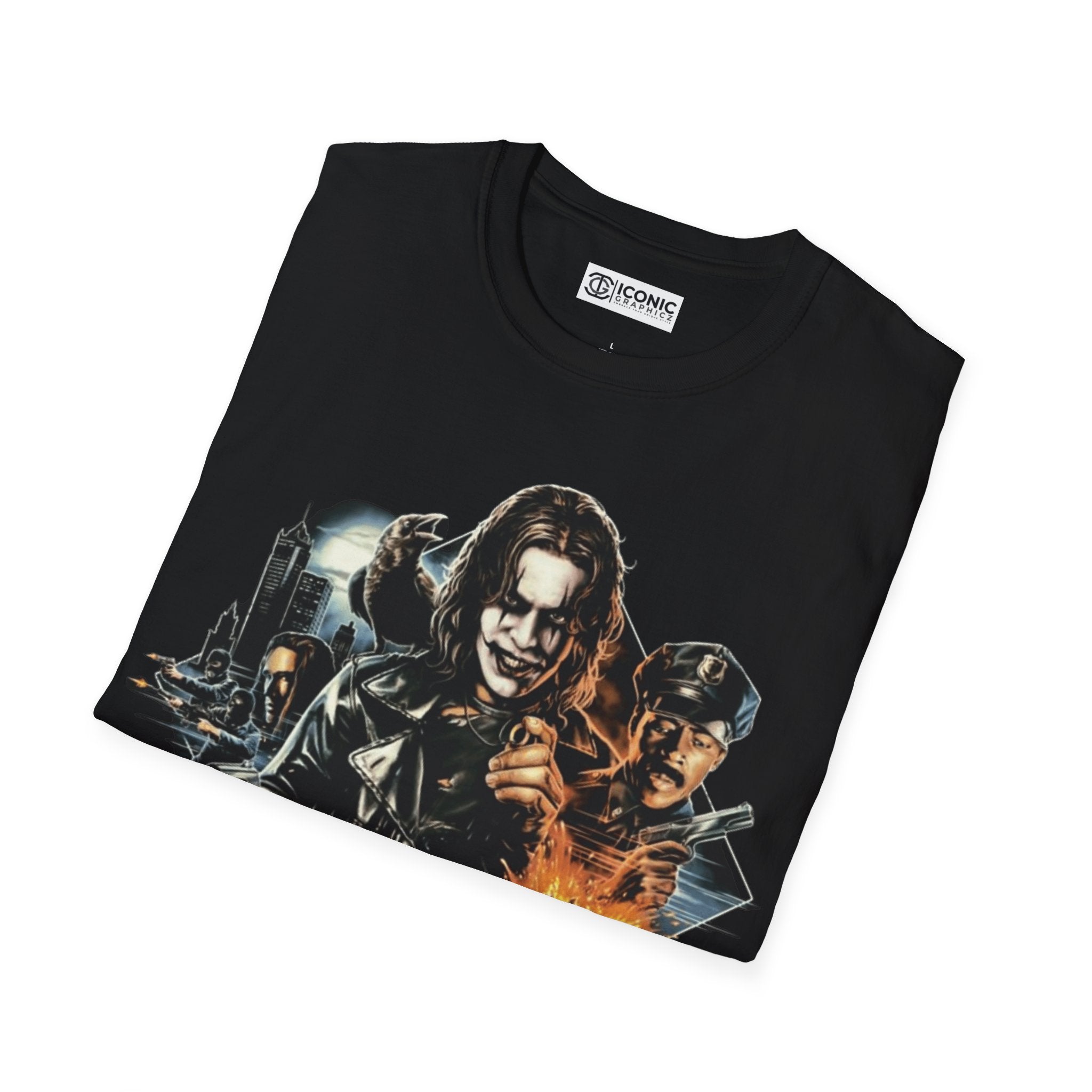 The Crow Unisex Softstyle T-Shirt - IGZ Clothing 