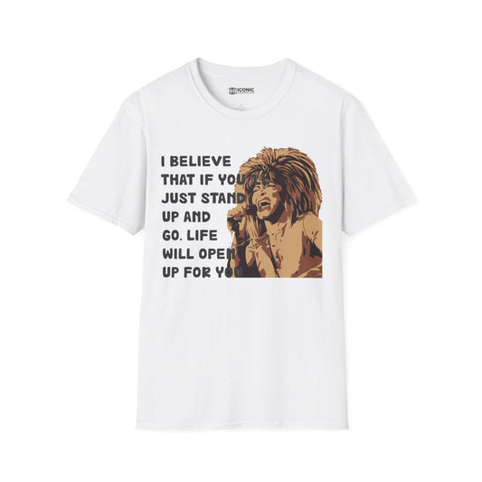 Tina Turner Unisex Softstyle T-Shirt - IGZ Clothing 