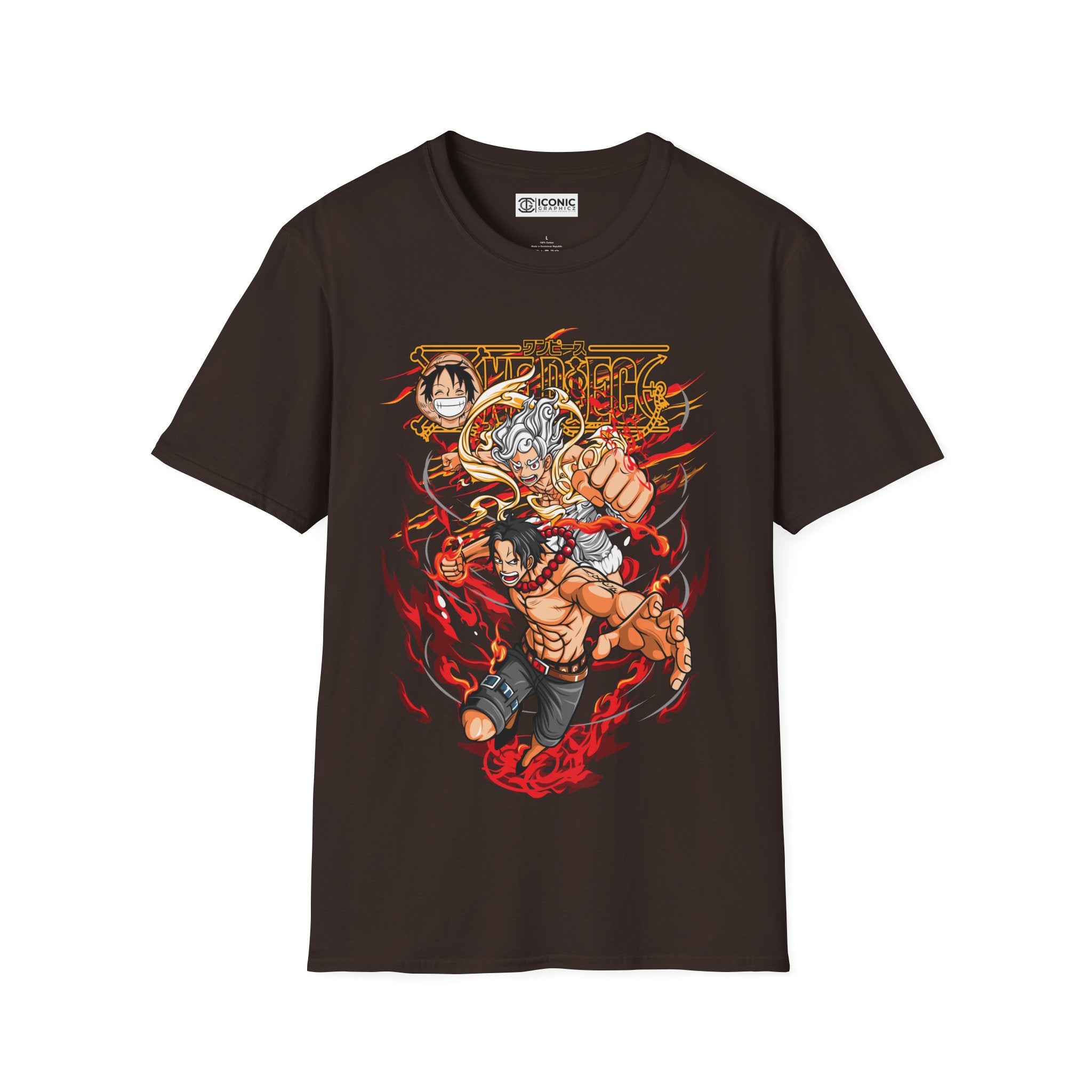 Sun God Luffy and Ace One Piece T-Shirt