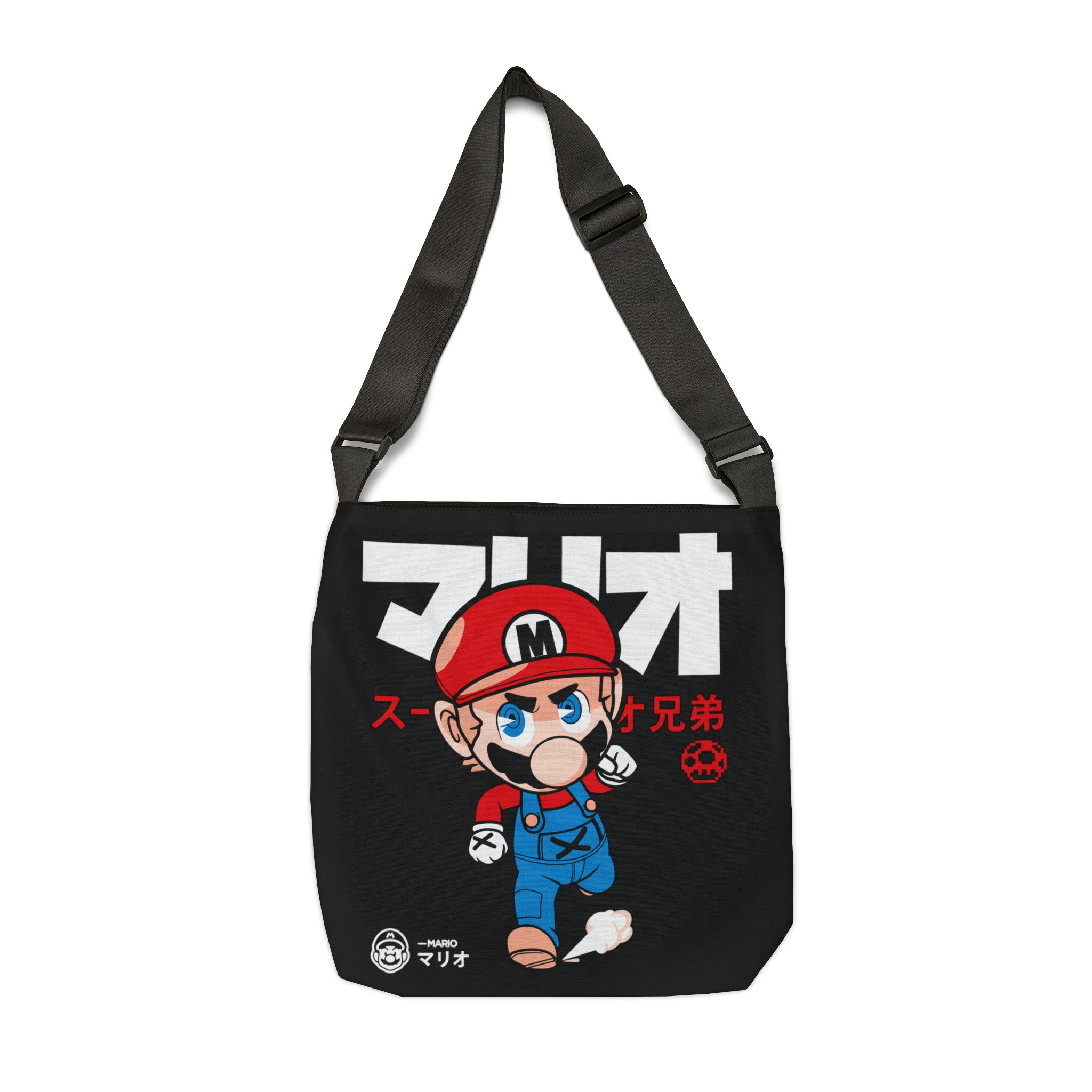 Mario Adjustable Tote Bag (AOP) - IGZ Clothing 