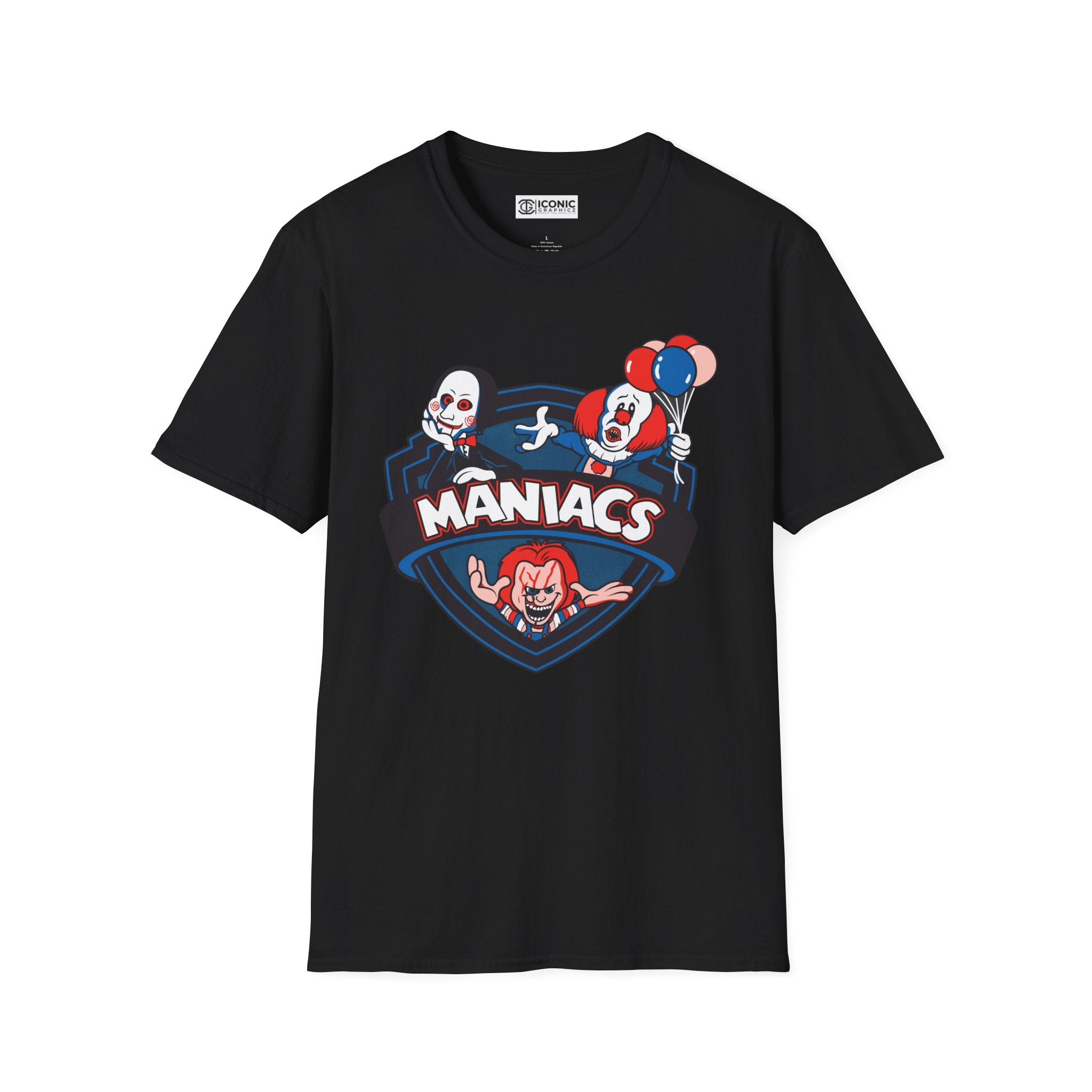 Maniacs Unisex Softstyle T-Shirt - IGZ Clothing 