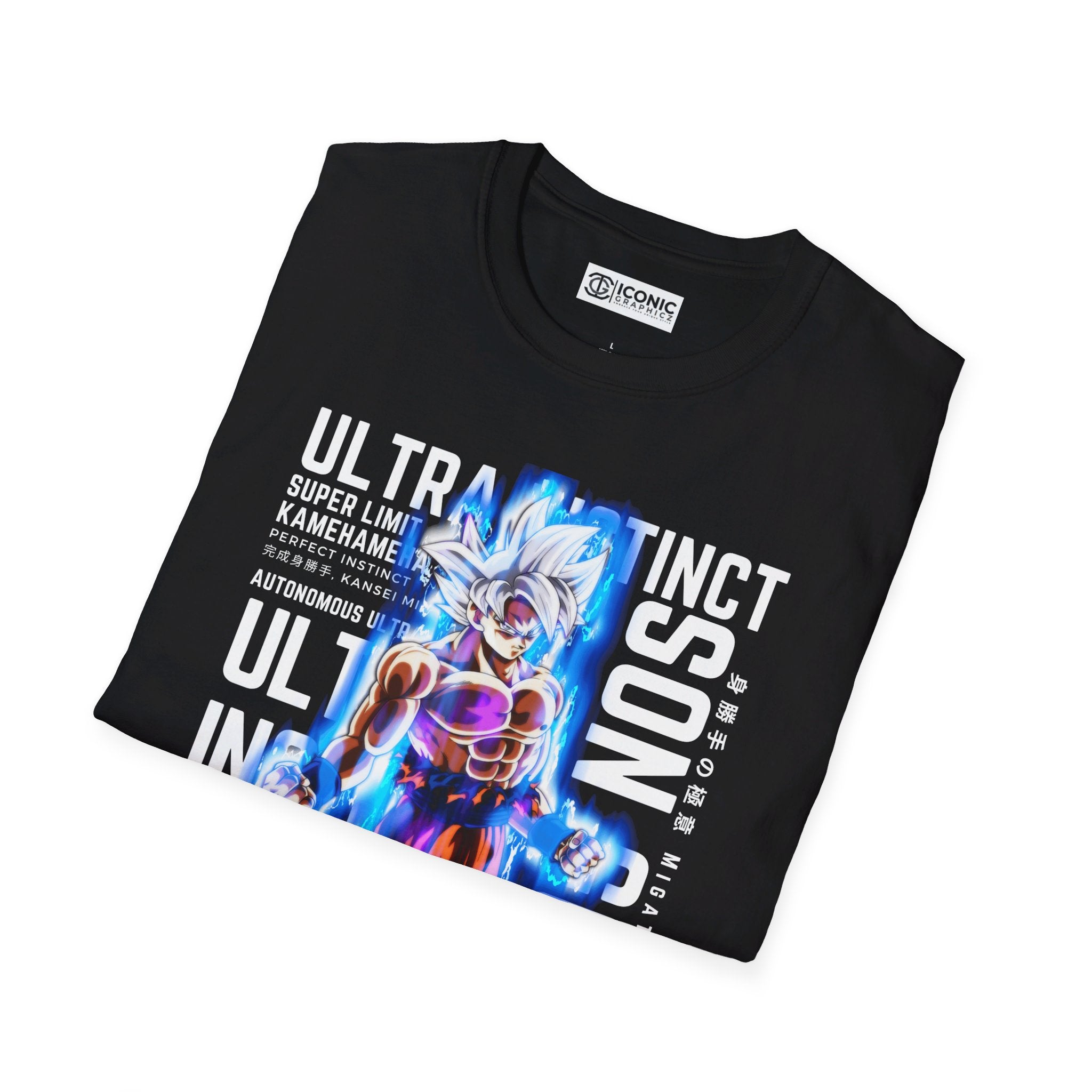 Ultra instinct Goku Unisex Softstyle T-Shirt - IGZ Clothing 