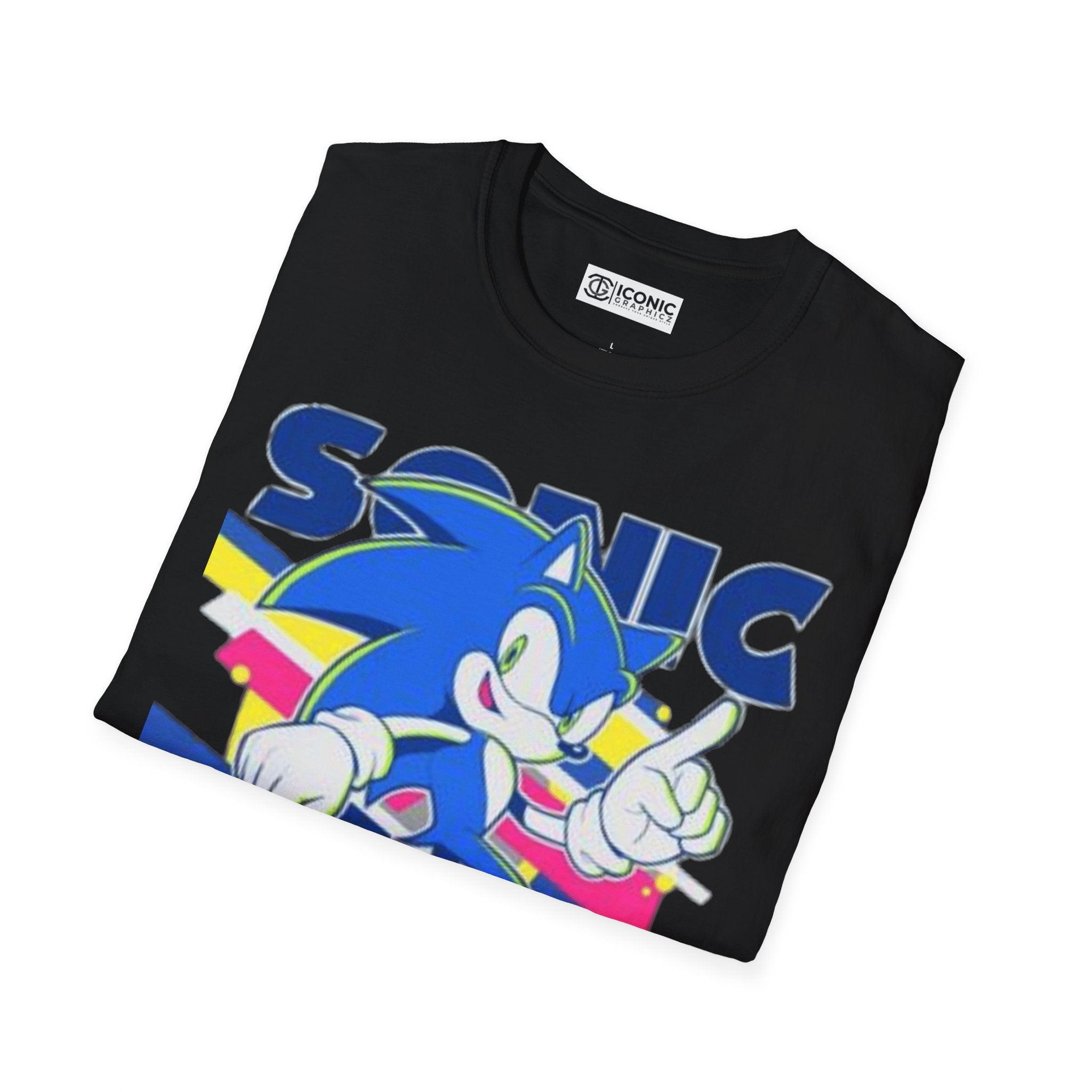 Sonic Unisex Softstyle T-Shirt - IGZ Clothing 