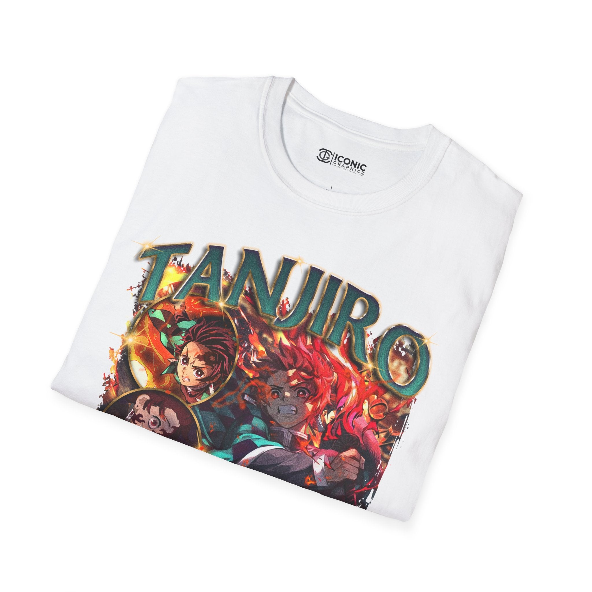 Tanjiro Unisex Softstyle T-Shirt - IGZ Clothing 