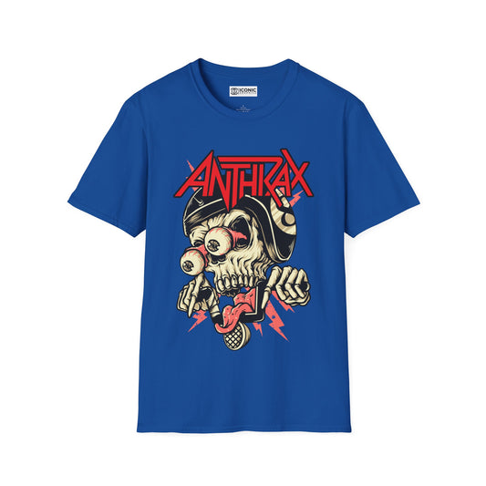 Anthrax Unisex Softstyle T-Shirt - IGZ Clothing 