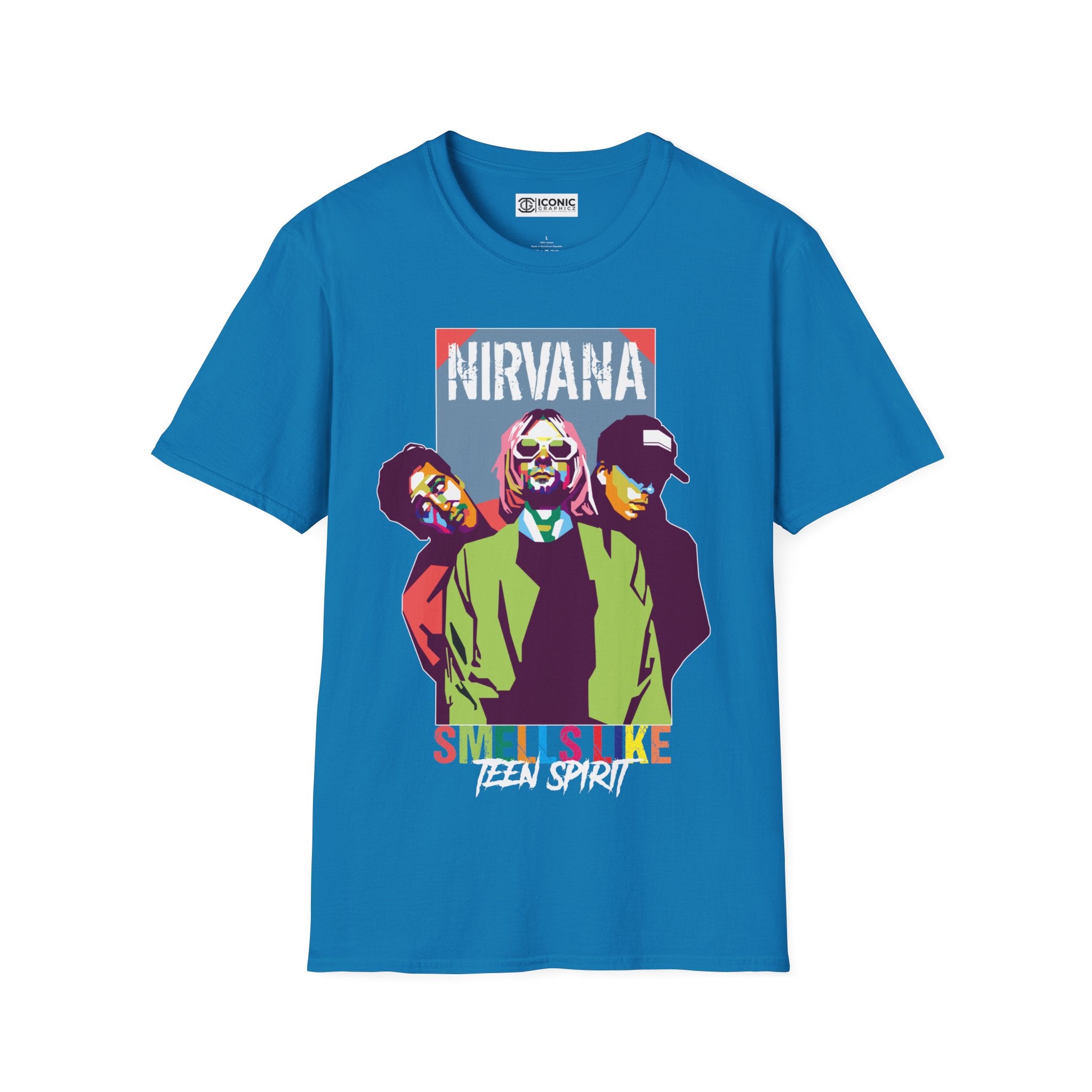 Nirvana Unisex Softstyle T-Shirt - IGZ Clothing 