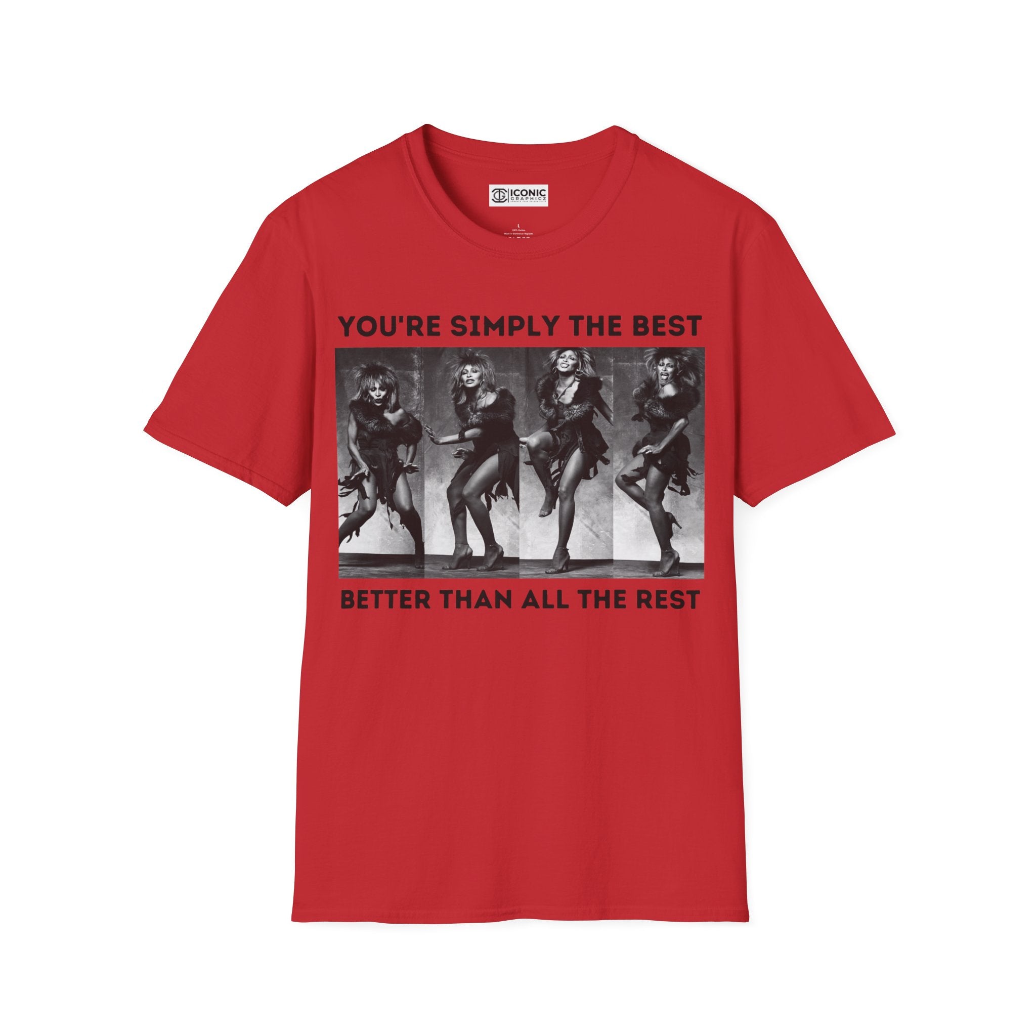 Tina Turner Unisex Softstyle T-Shirt - IGZ Clothing 