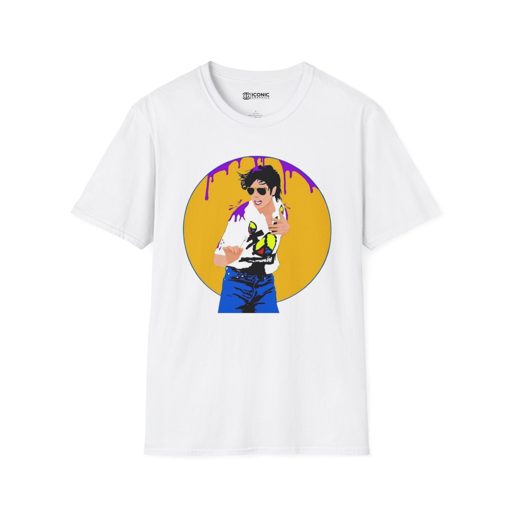 Micheal Jackson Unisex Softstyle T-Shirt - IGZ Clothing 