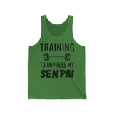 Anime fitness Unisex Jersey Tank Printify