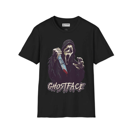 Ghost Face Unisex Softstyle T-Shirt - IGZ Clothing 