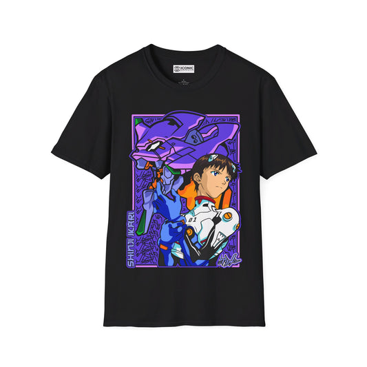 Evangelion unit 01 Unisex Softstyle T-Shirt - IGZ Clothing 