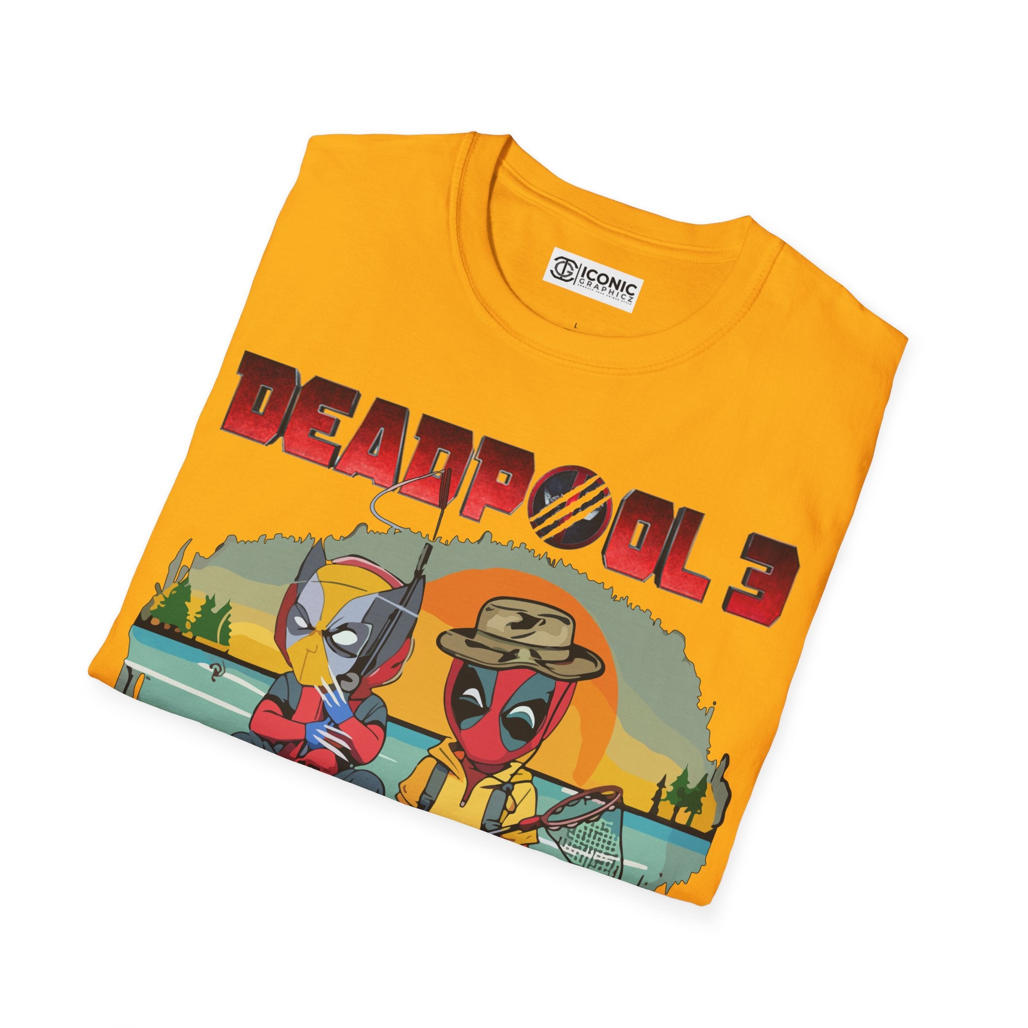 Deadpool and Wolverine Unisex Softstyle T-Shirt - IGZ Clothing 