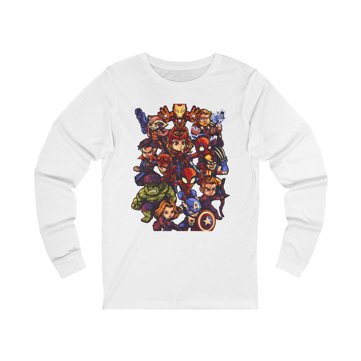 Avengers Jersey Long Sleeve Tee Printify