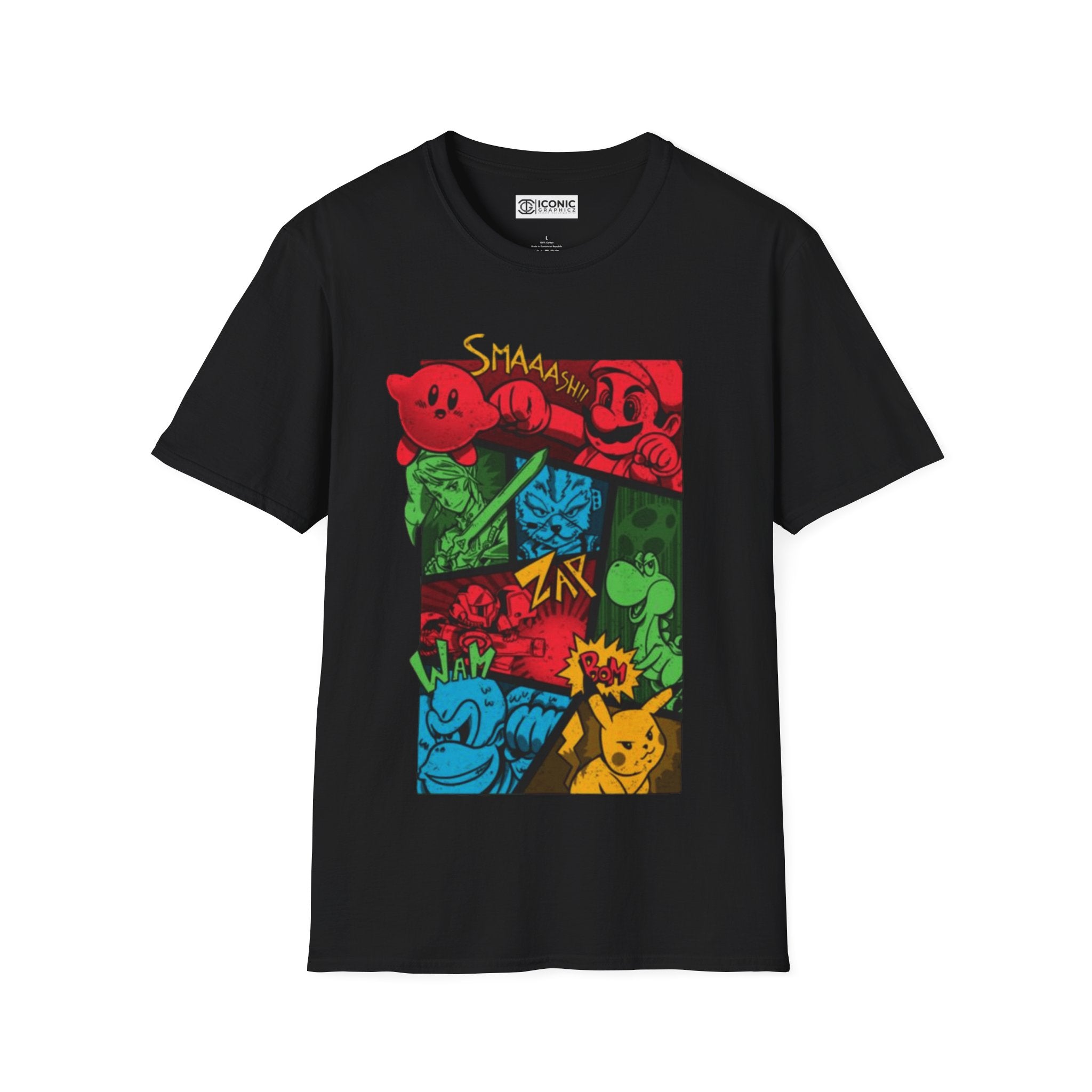 Smash Bros Unisex Softstyle T-Shirt - IGZ Clothing 