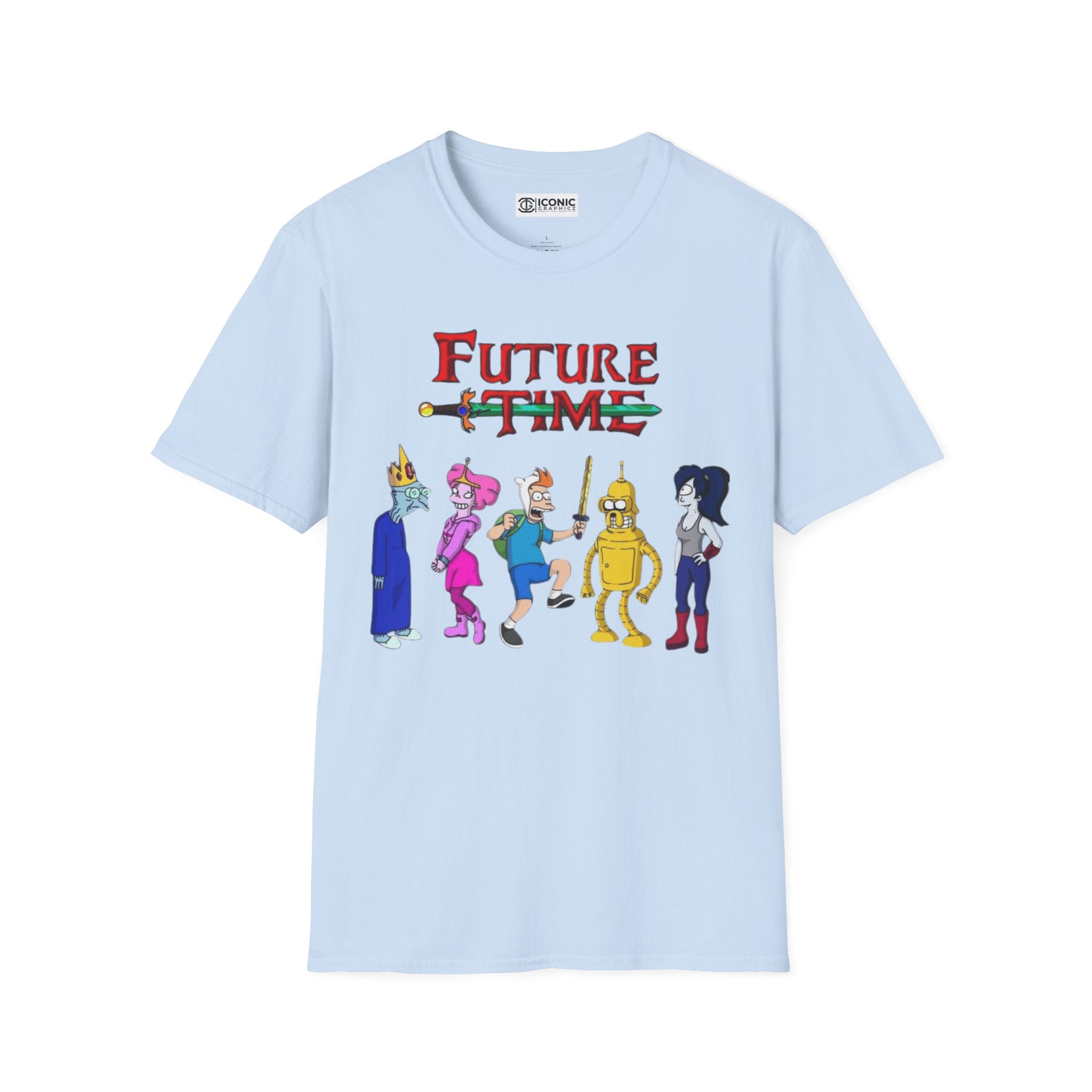 Futurama and Adventure time parody T-Shirt